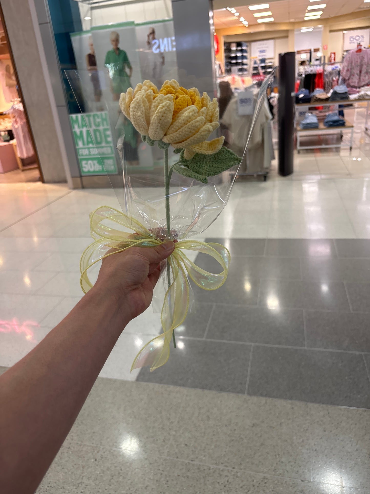 handmade crochet Chrysanthemum