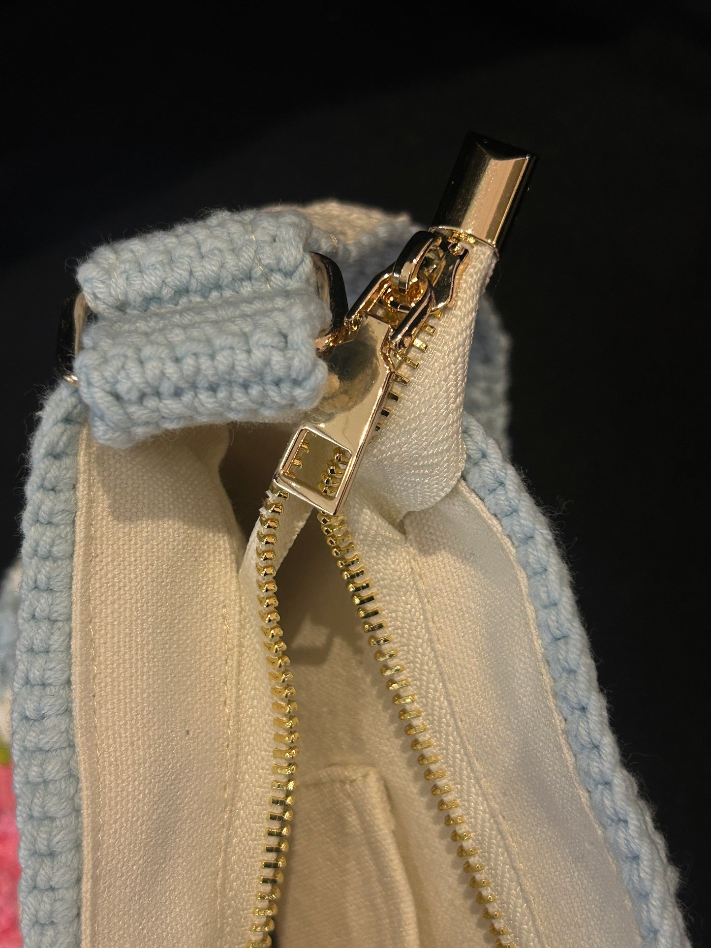 Blossoming 3D Rose Shoulder Bag