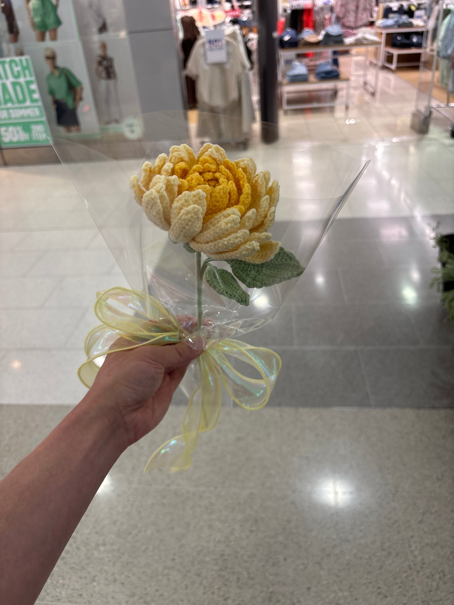 handmade crochet Chrysanthemum
