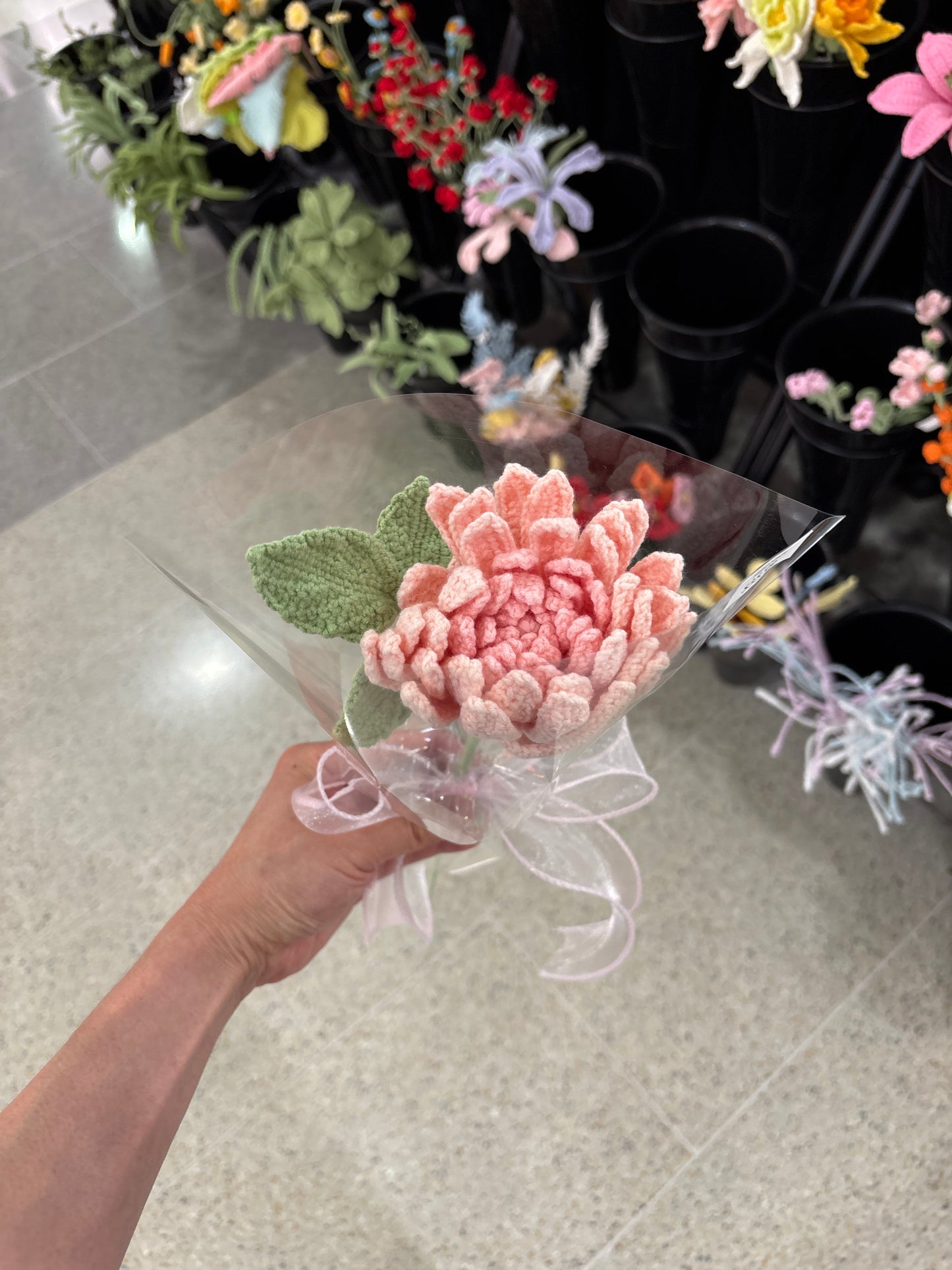 handmade crochet Chrysanthemum
