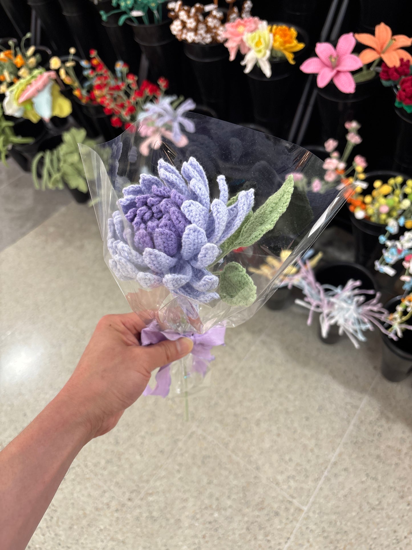 handmade crochet Chrysanthemum