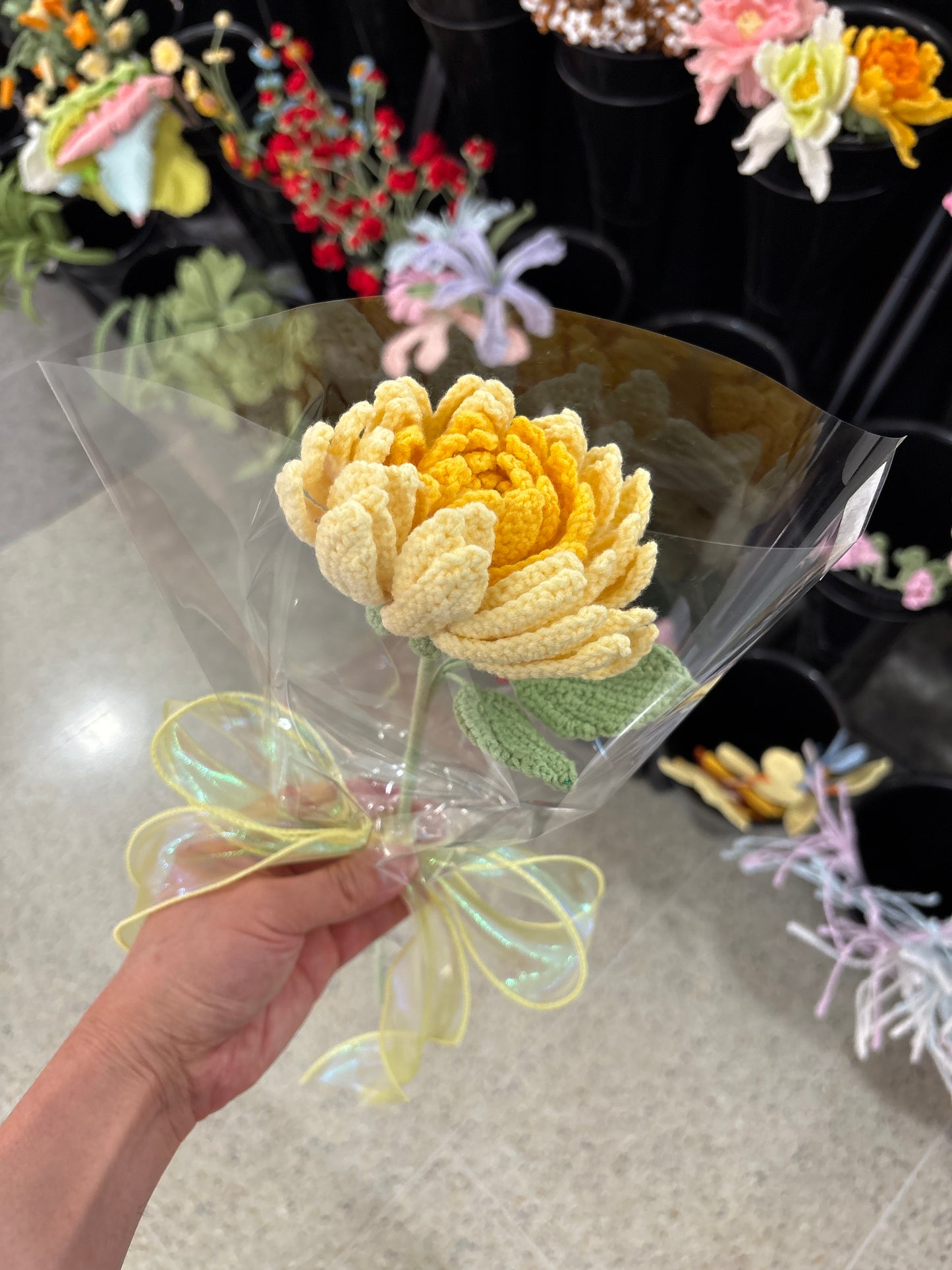 handmade crochet Chrysanthemum