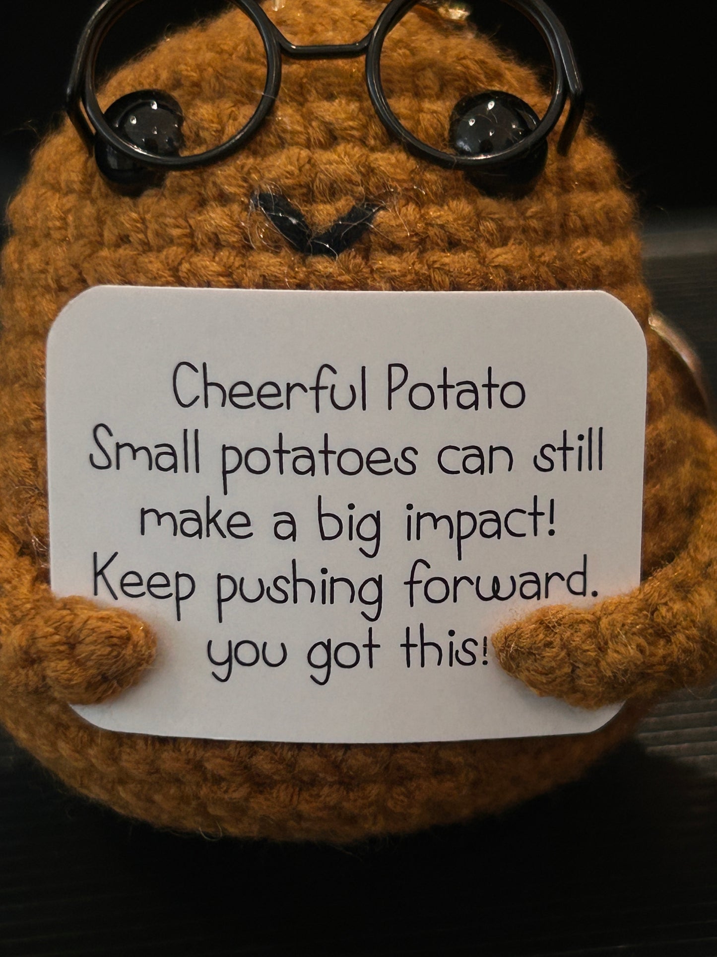 Glasses Potato Keychain