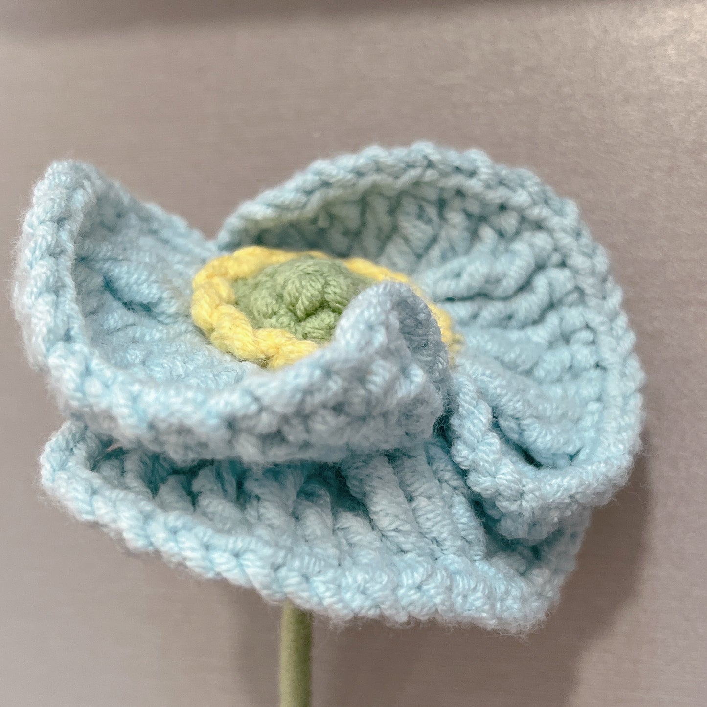Handmade colorful Poppy