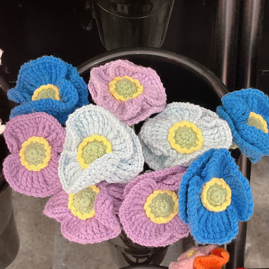 Handmade colorful Poppy