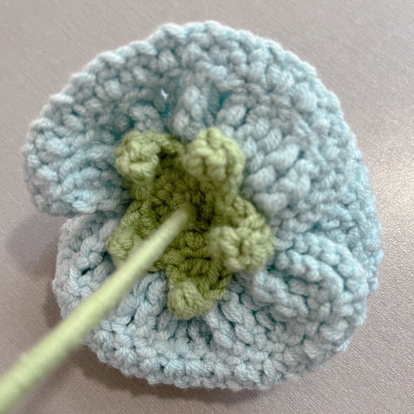 Handmade colorful Poppy