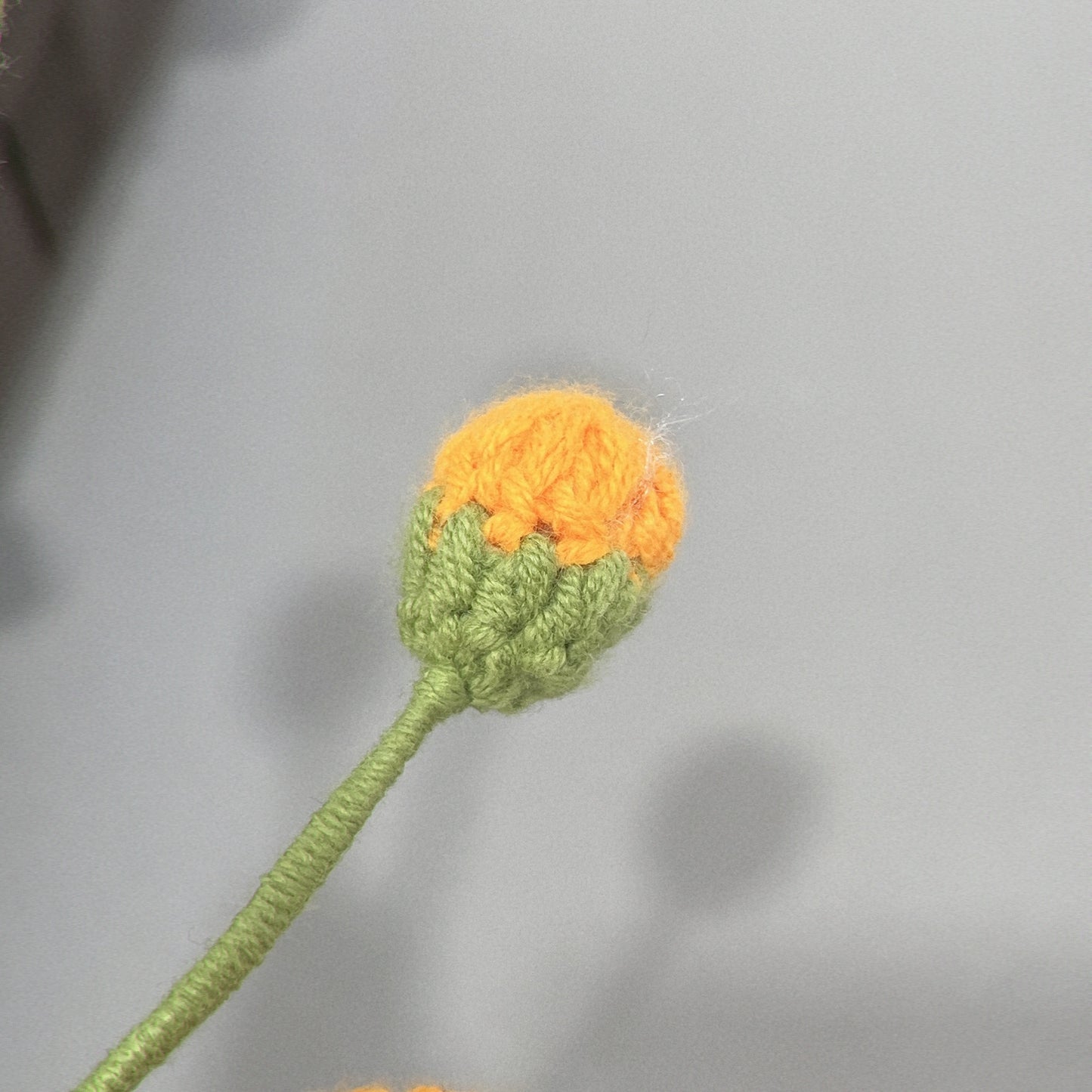 Handmade Crochet Daisy with Buds