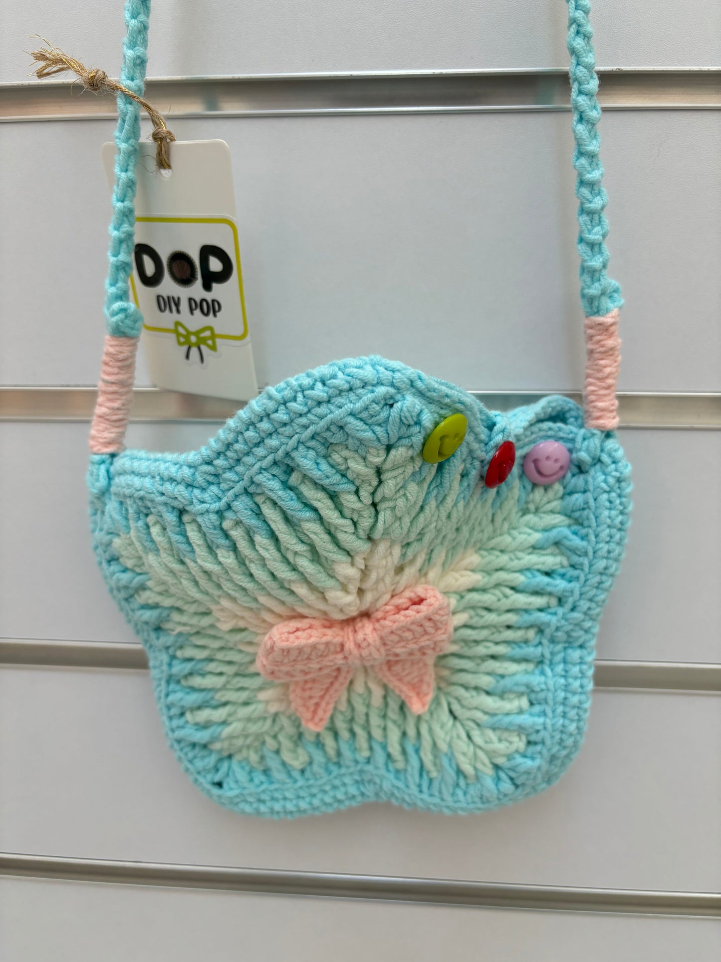 Hand-Crocheted Star-Shaped Shoulder Bag