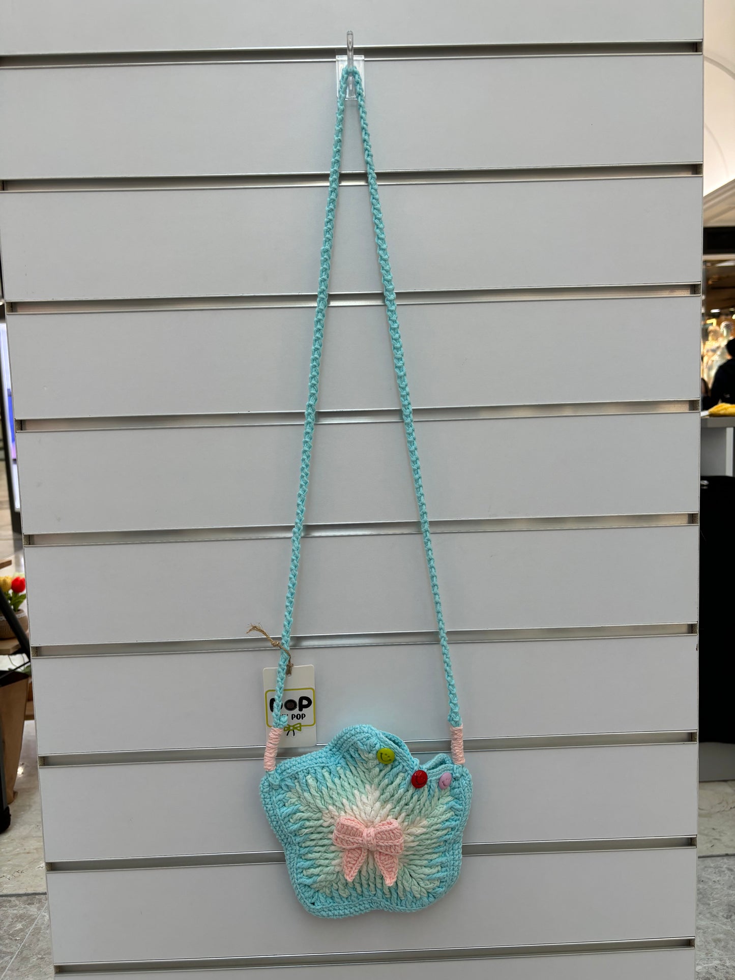 Hand-Crocheted Star-Shaped Shoulder Bag