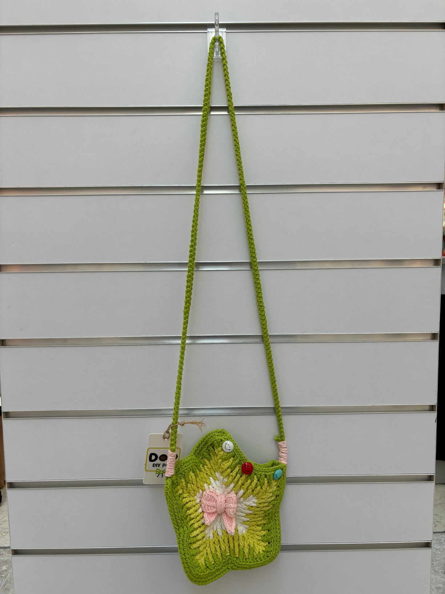 Hand-Crocheted Star-Shaped Shoulder Bag