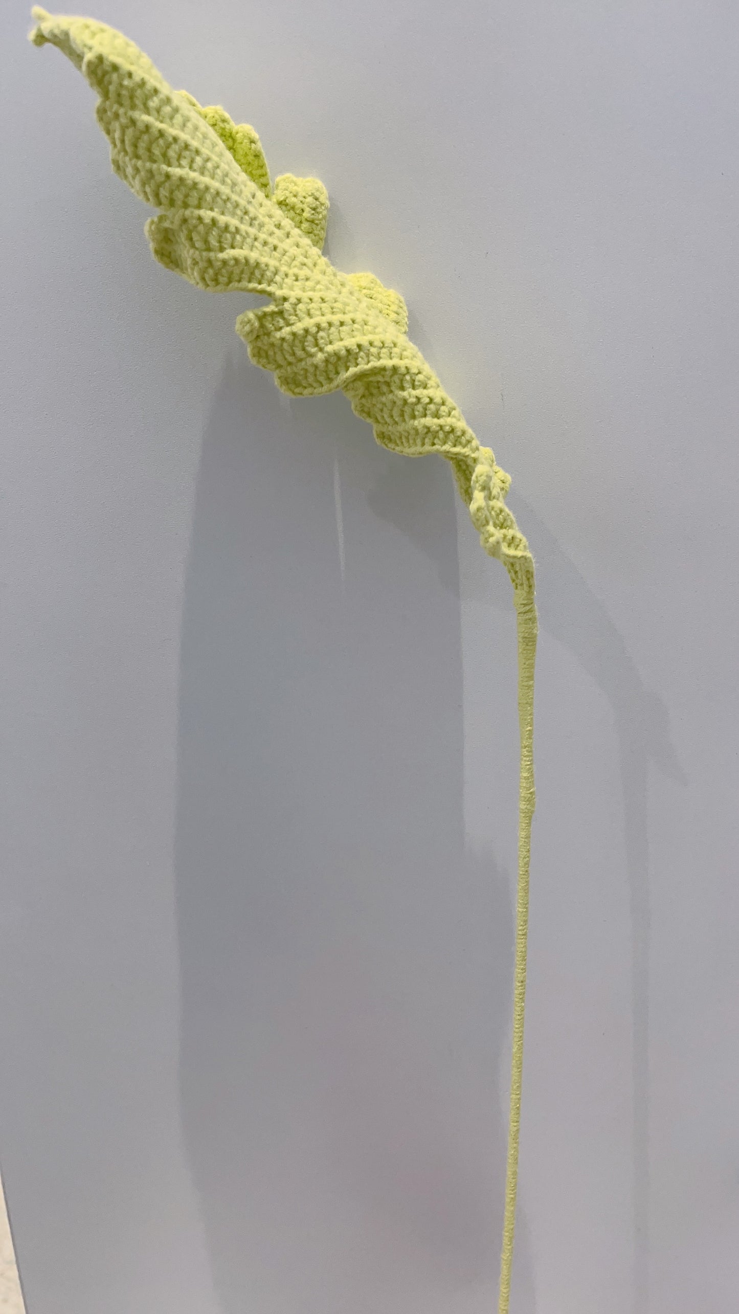 Handmade Crochet Feather-shaped Leaves
