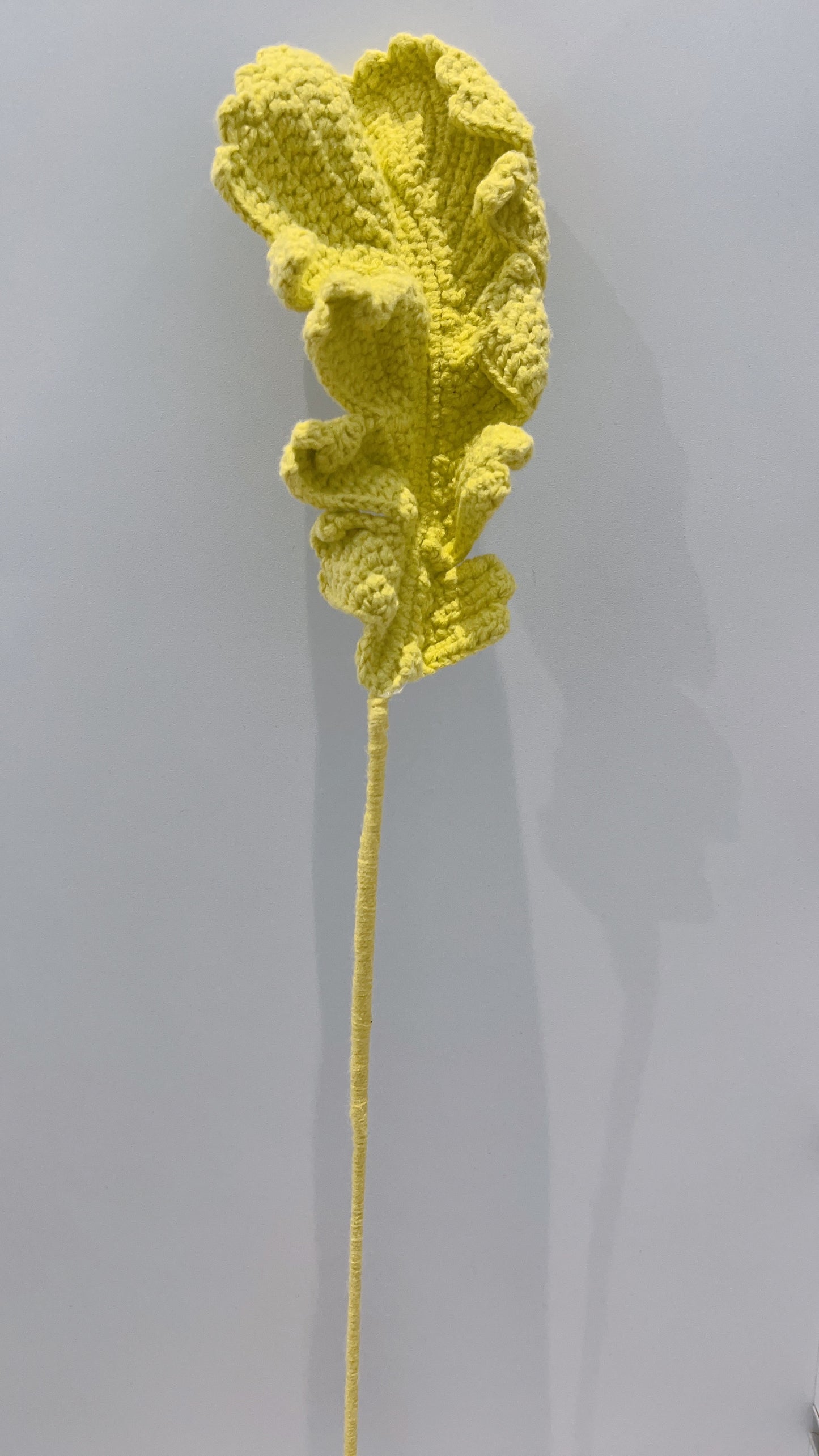 Handmade Crochet Feather-shaped Leaves