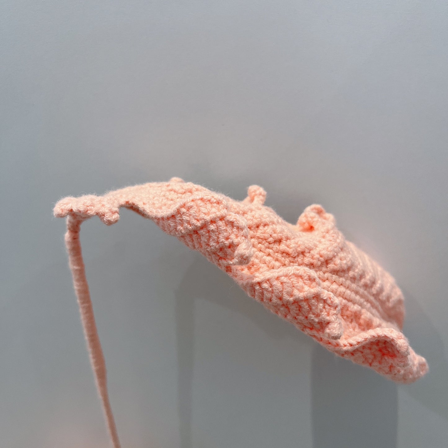 Handmade Crochet Feather-shaped Leaves