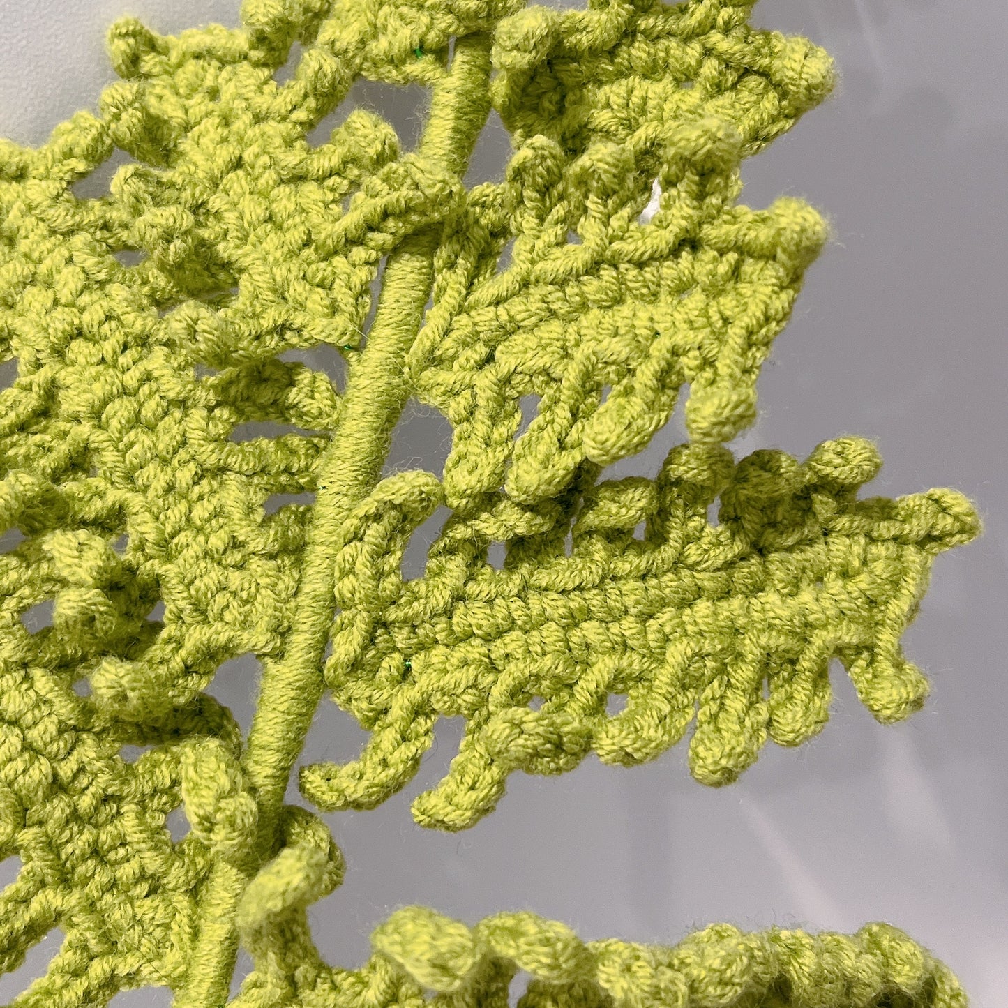 Handmade Crochet Fern Leaves