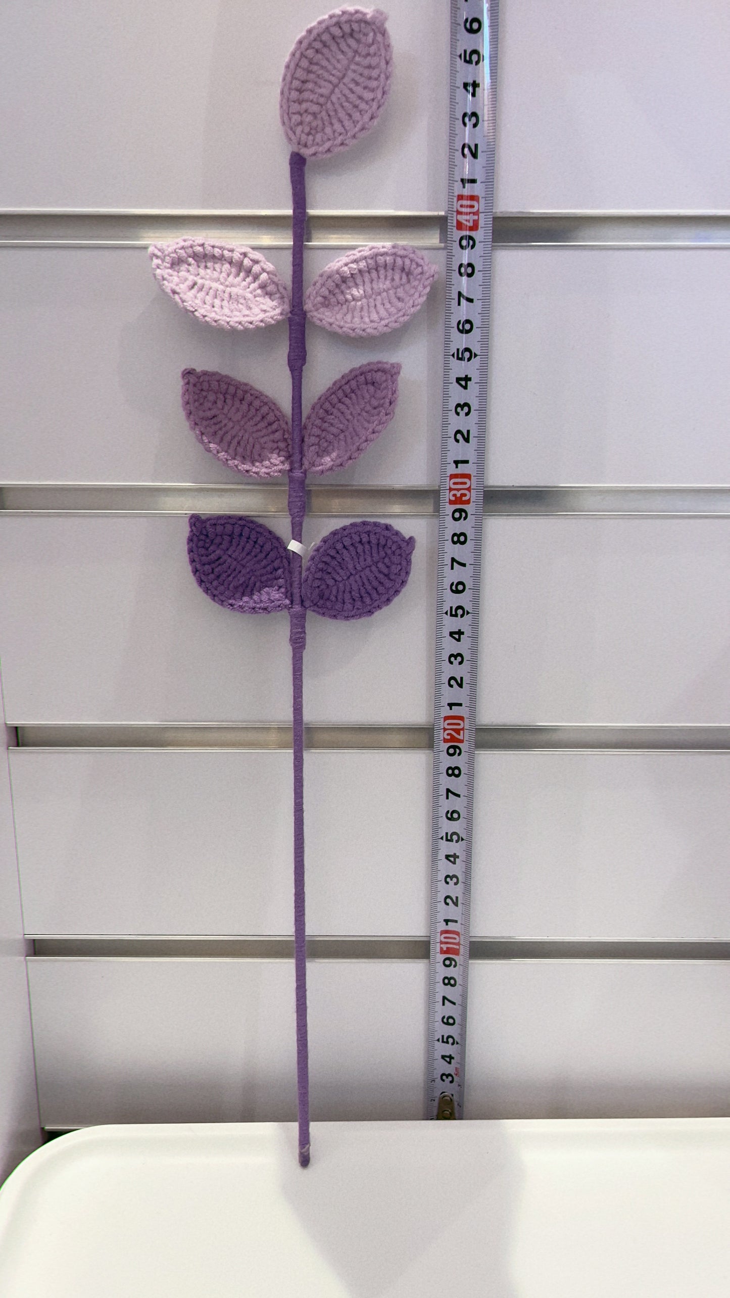 Handmade Crochet Color Leaves