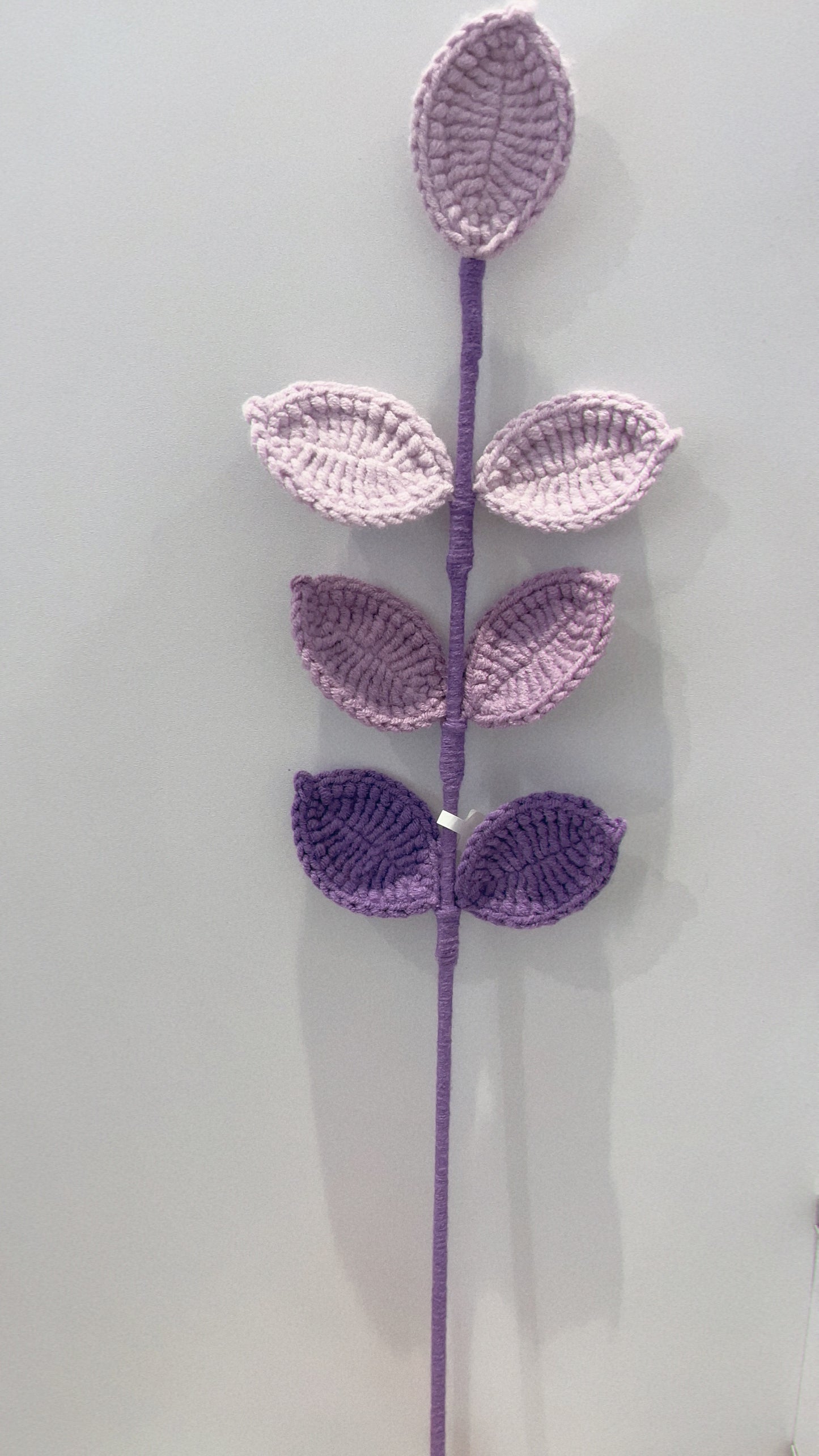 Handmade Crochet Color Leaves
