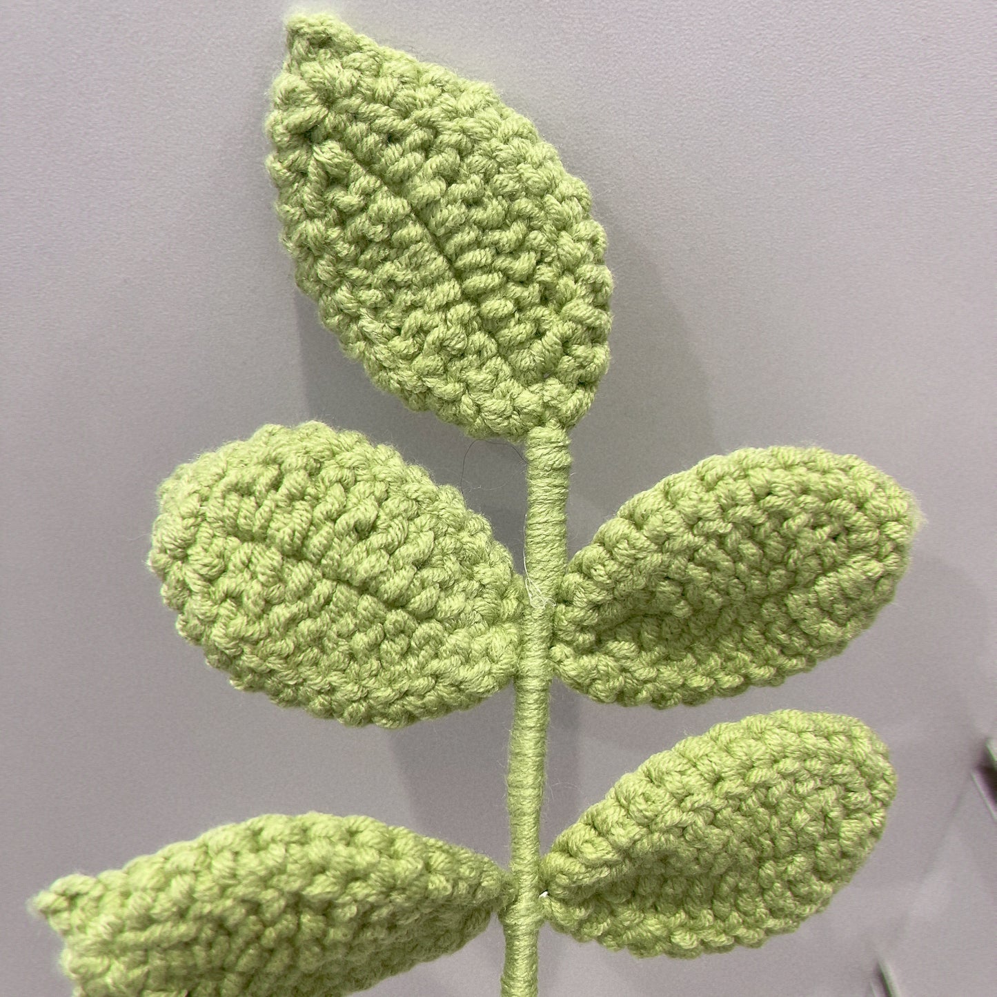 Handmade Crochet Color Leaves