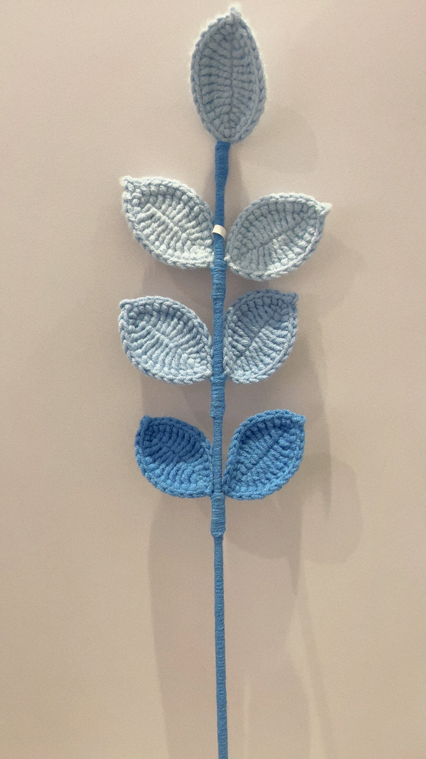 Handmade Crochet Color Leaves