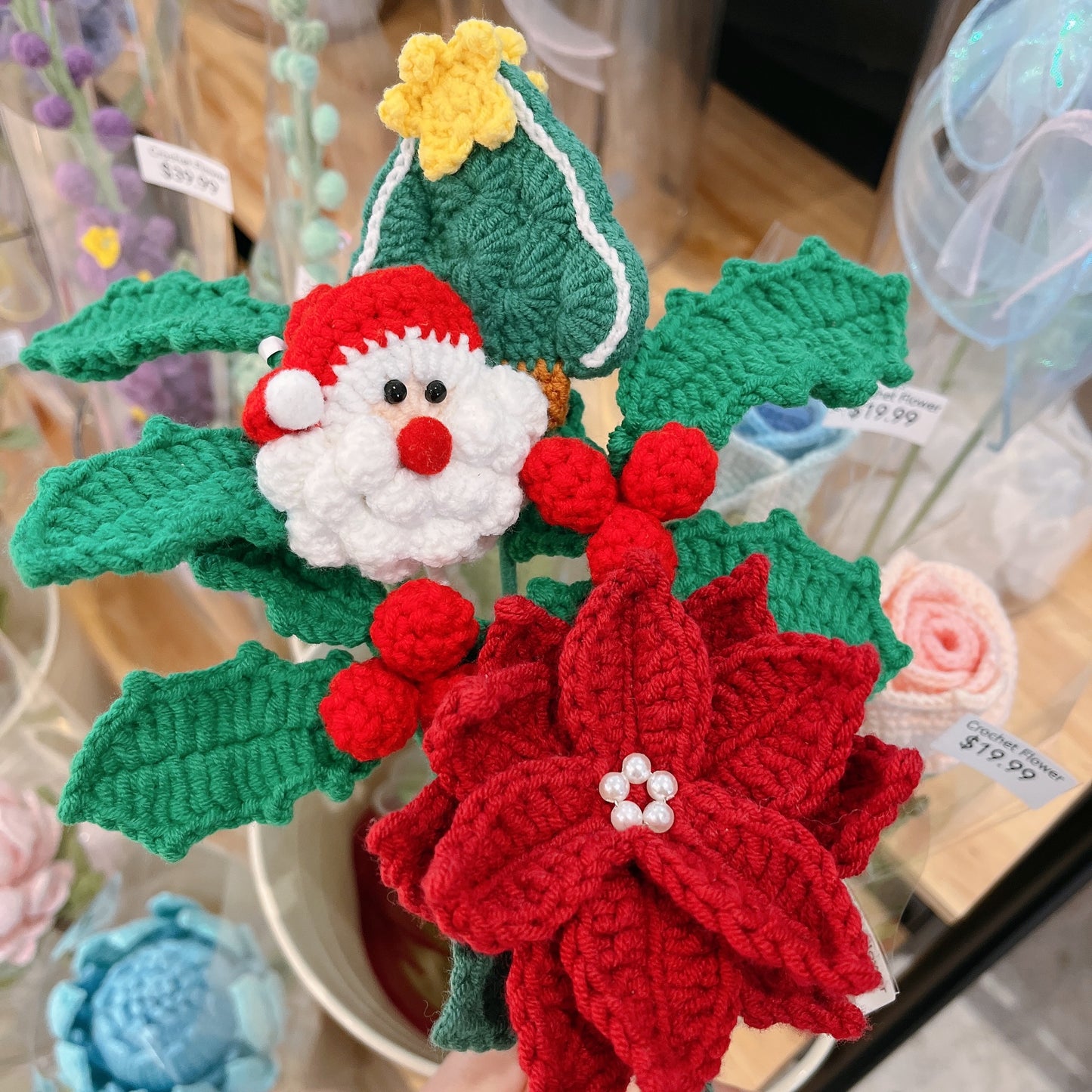 Handmade Crochet Santa