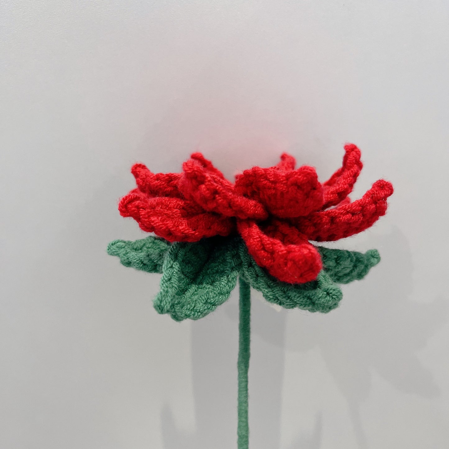 Handmade Crochet Poinsettia