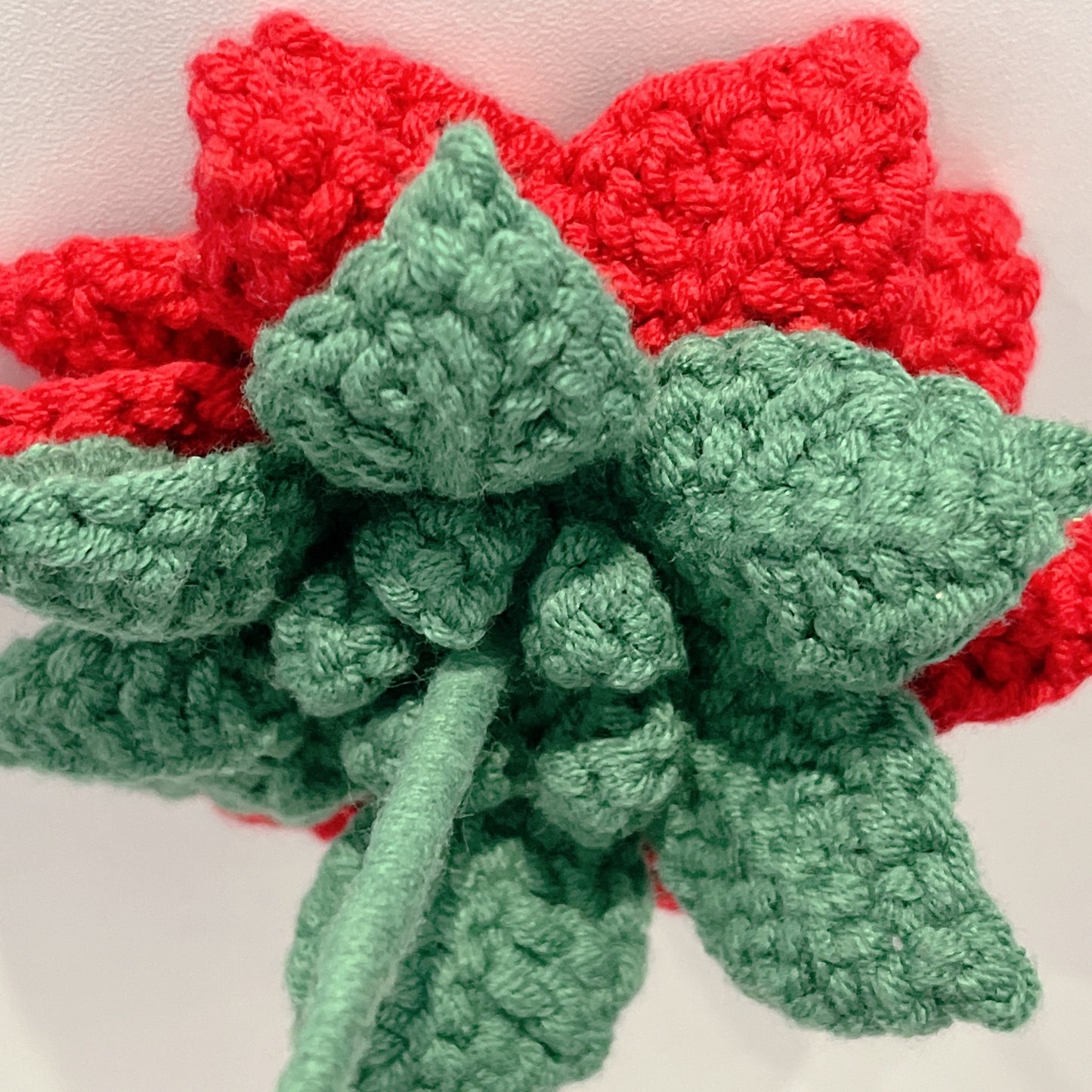 Handmade Crochet Poinsettia