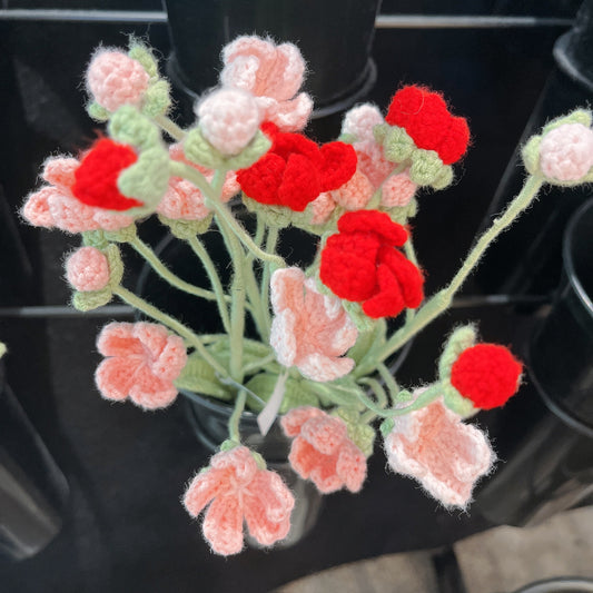 Handmade Crochet Cherry Blossoms