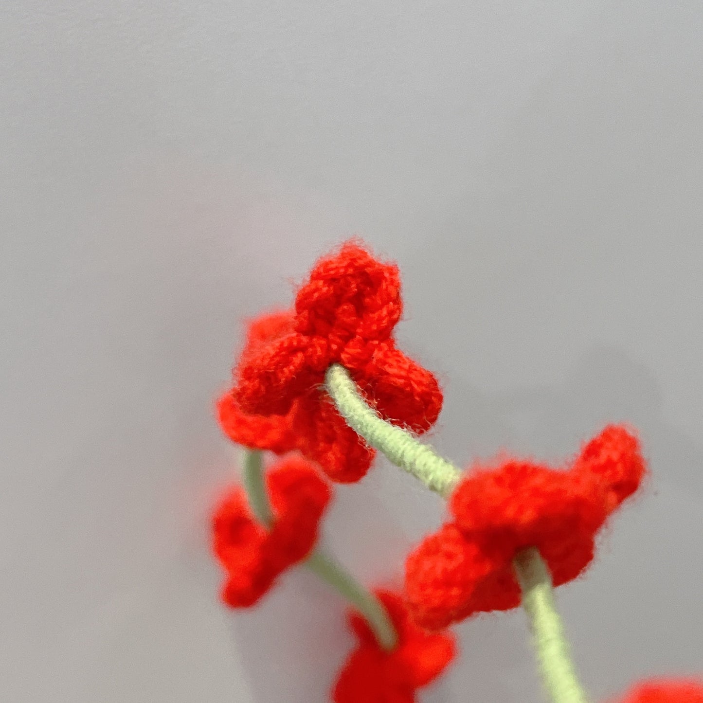 Handmade Crochet Flower Spike