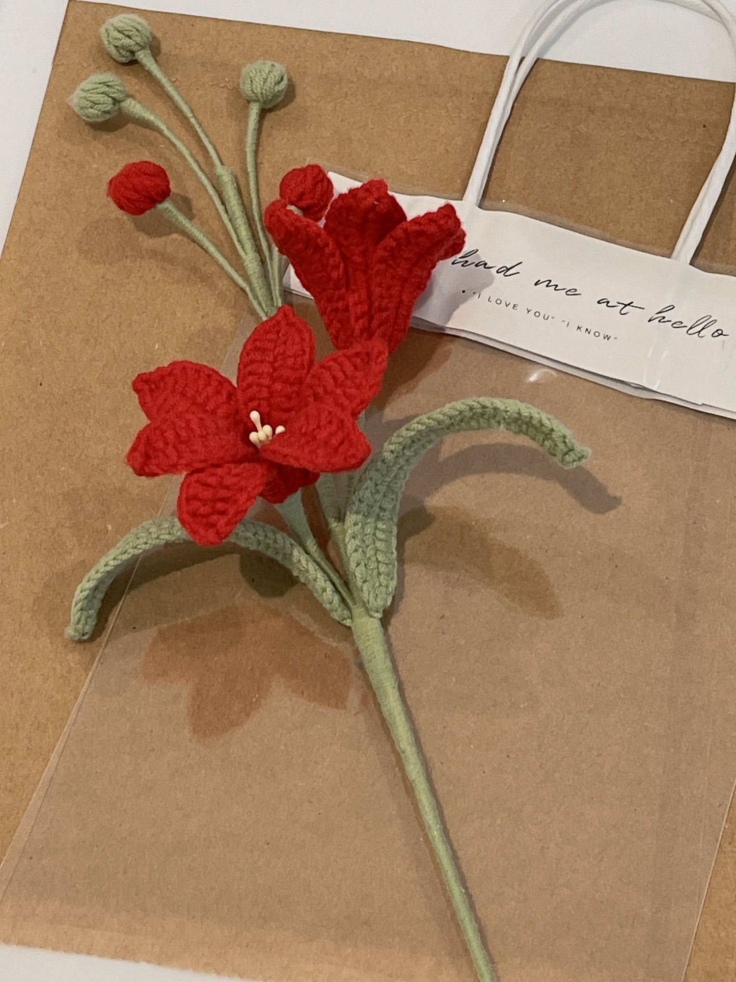 Handmade Crochet Lisianthus