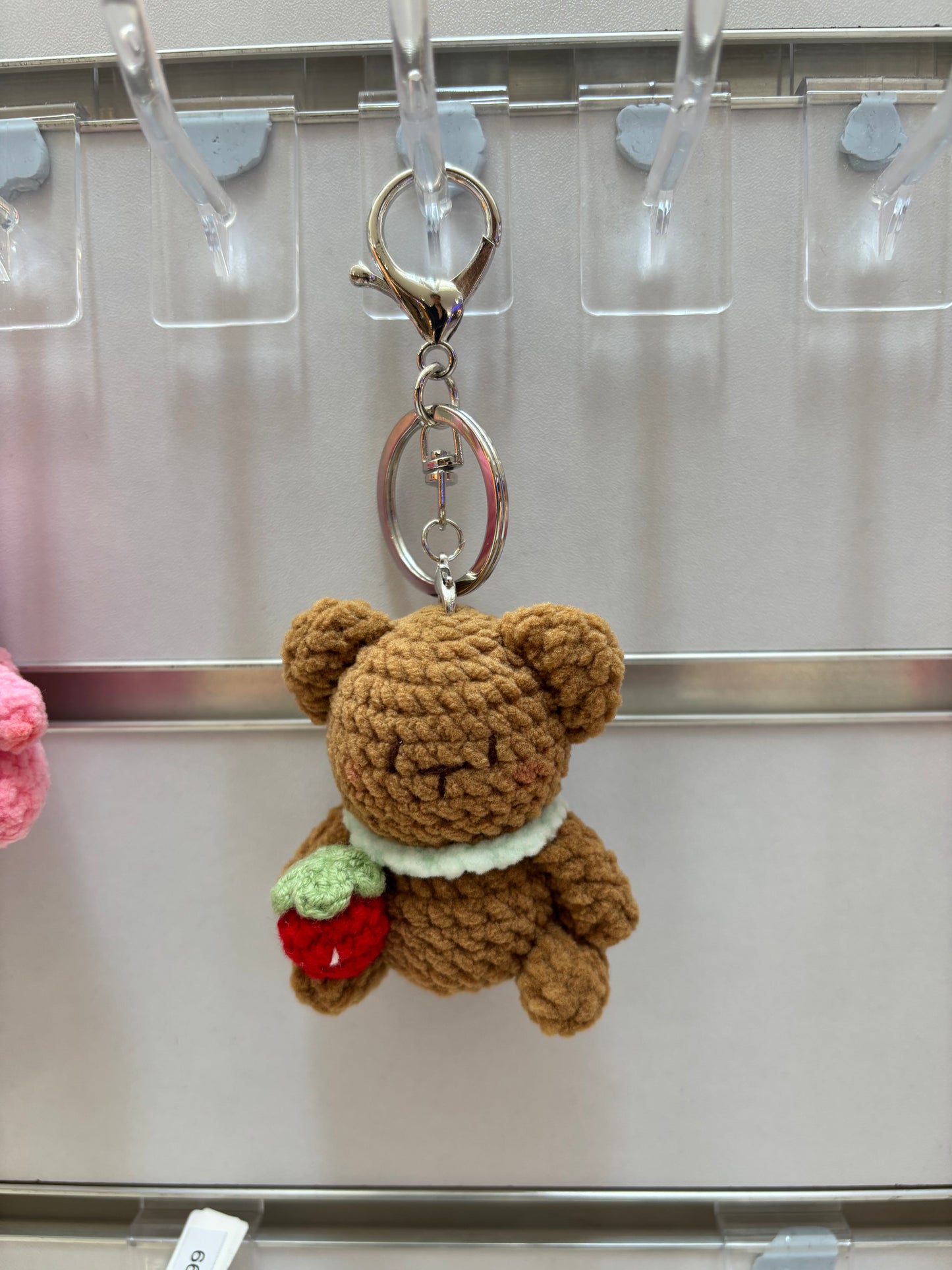 Handmade Crochet Bear Keychain – Cute and Colorful Designs