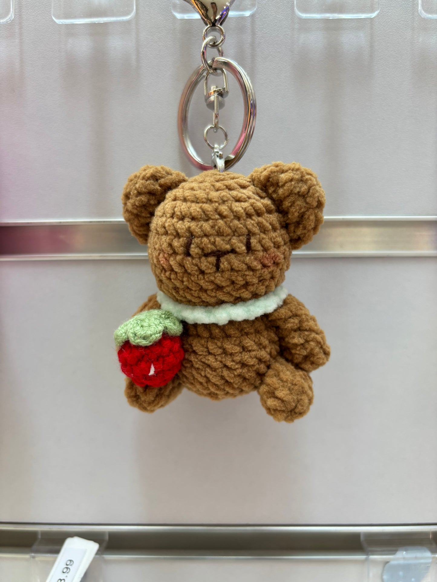Handmade Crochet Bear Keychain – Cute and Colorful Designs