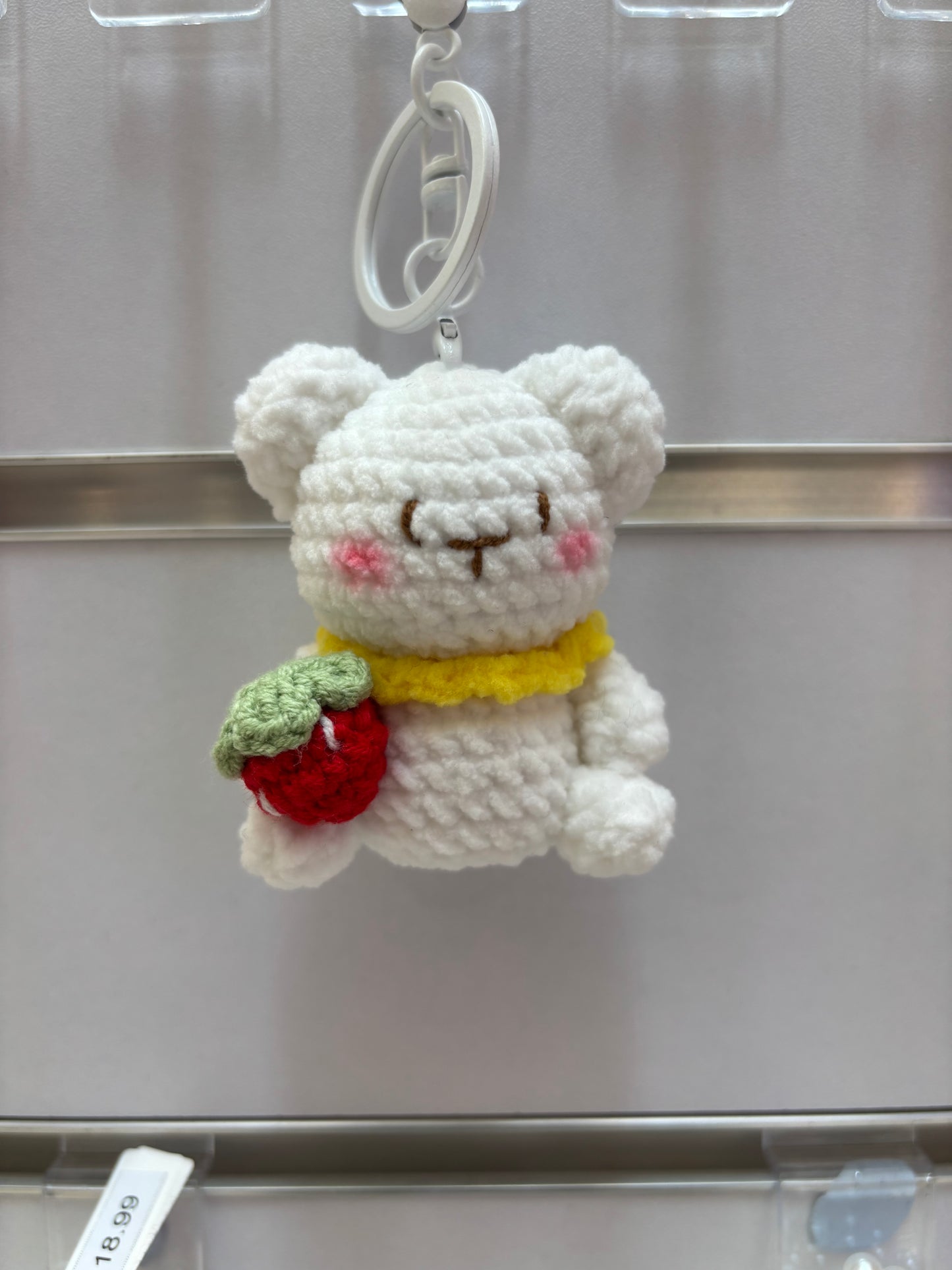 Handmade Crochet Bear Keychain – Cute and Colorful Designs