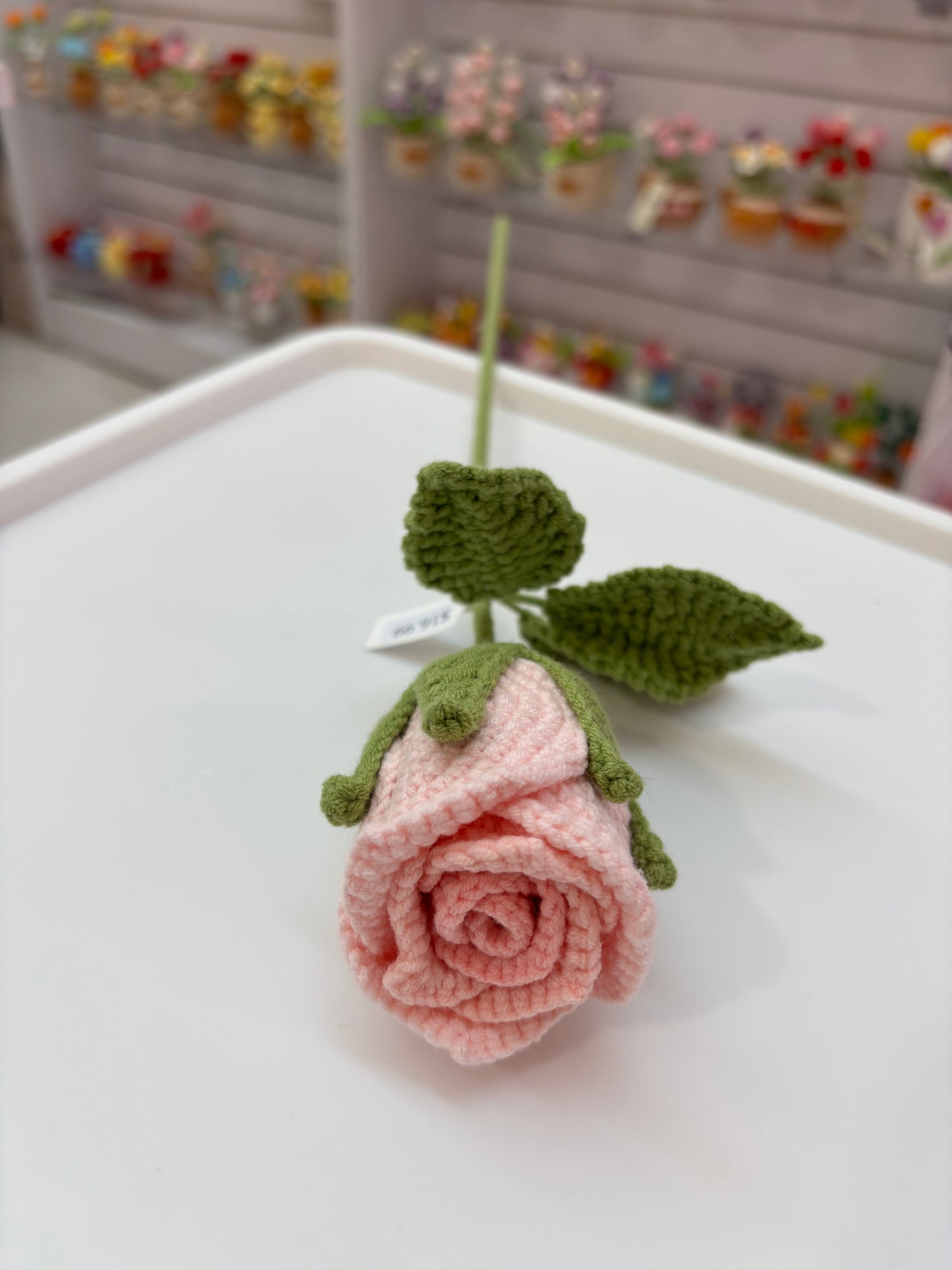 Handmade Crochet Roses - Soft Pink
