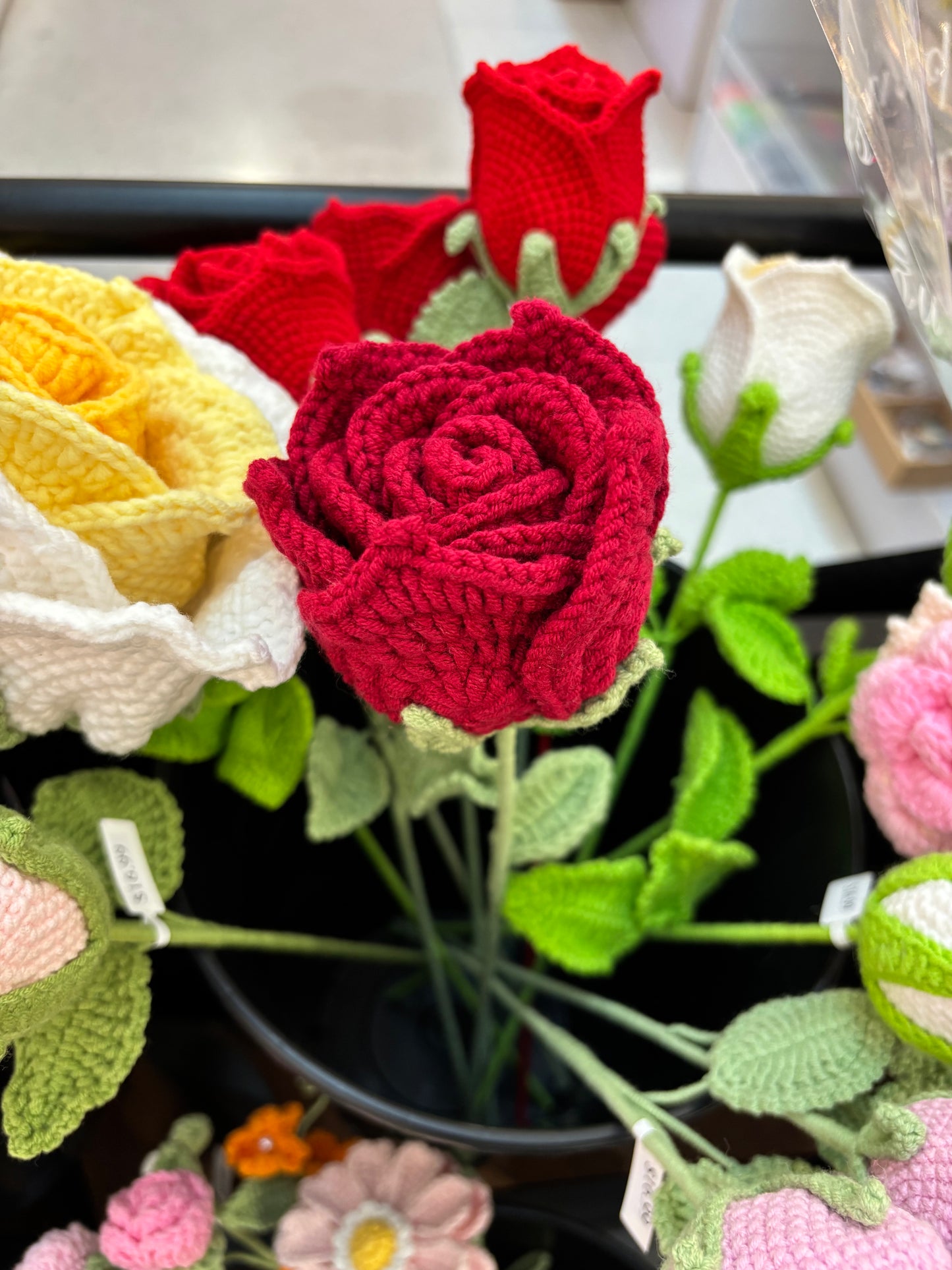 Handmade Crochet Red Rose – Elegant Gift for Every Occasion