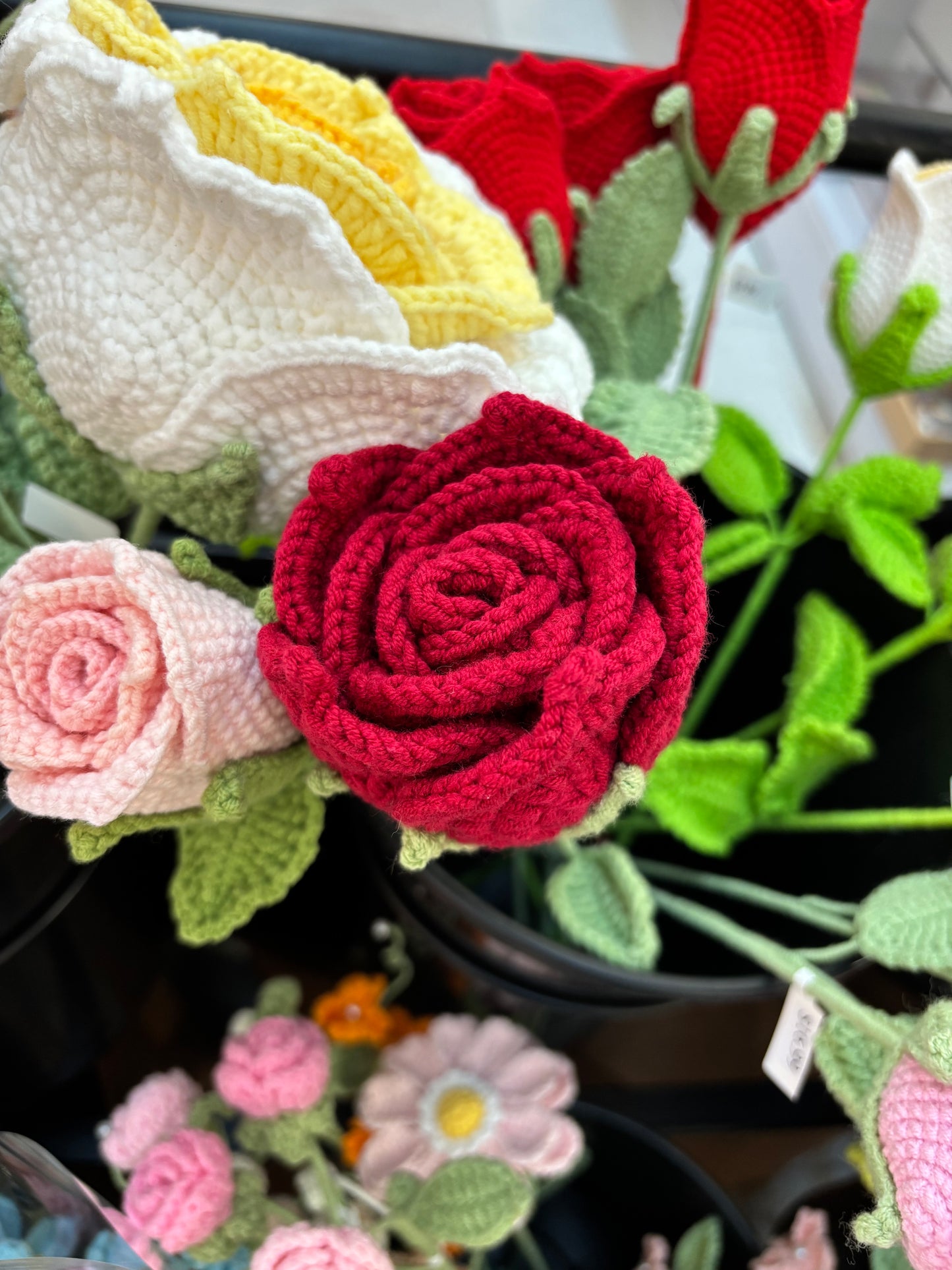 Handmade Crochet Red Rose – Elegant Gift for Every Occasion