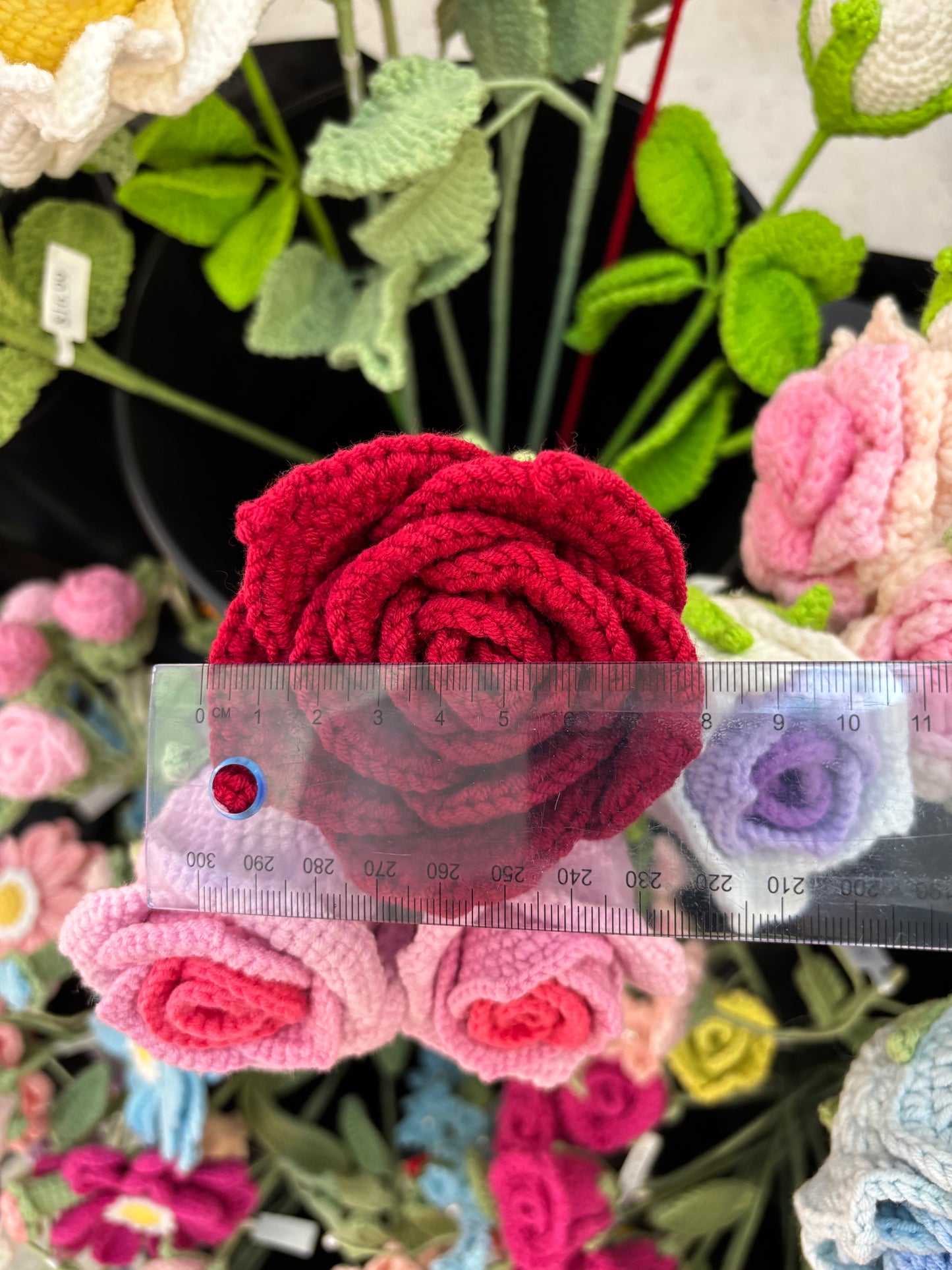 Handmade Crochet Red Rose – Elegant Gift for Every Occasion