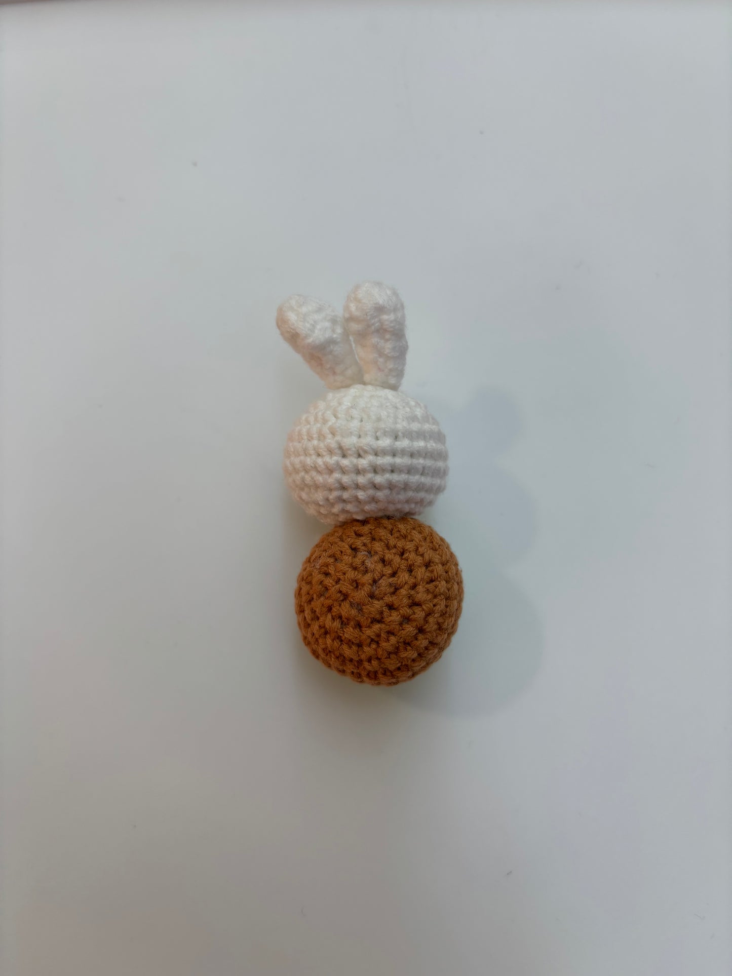 Handmade Crochet Bunny Keychain with Fruit Design – Cute and Unique