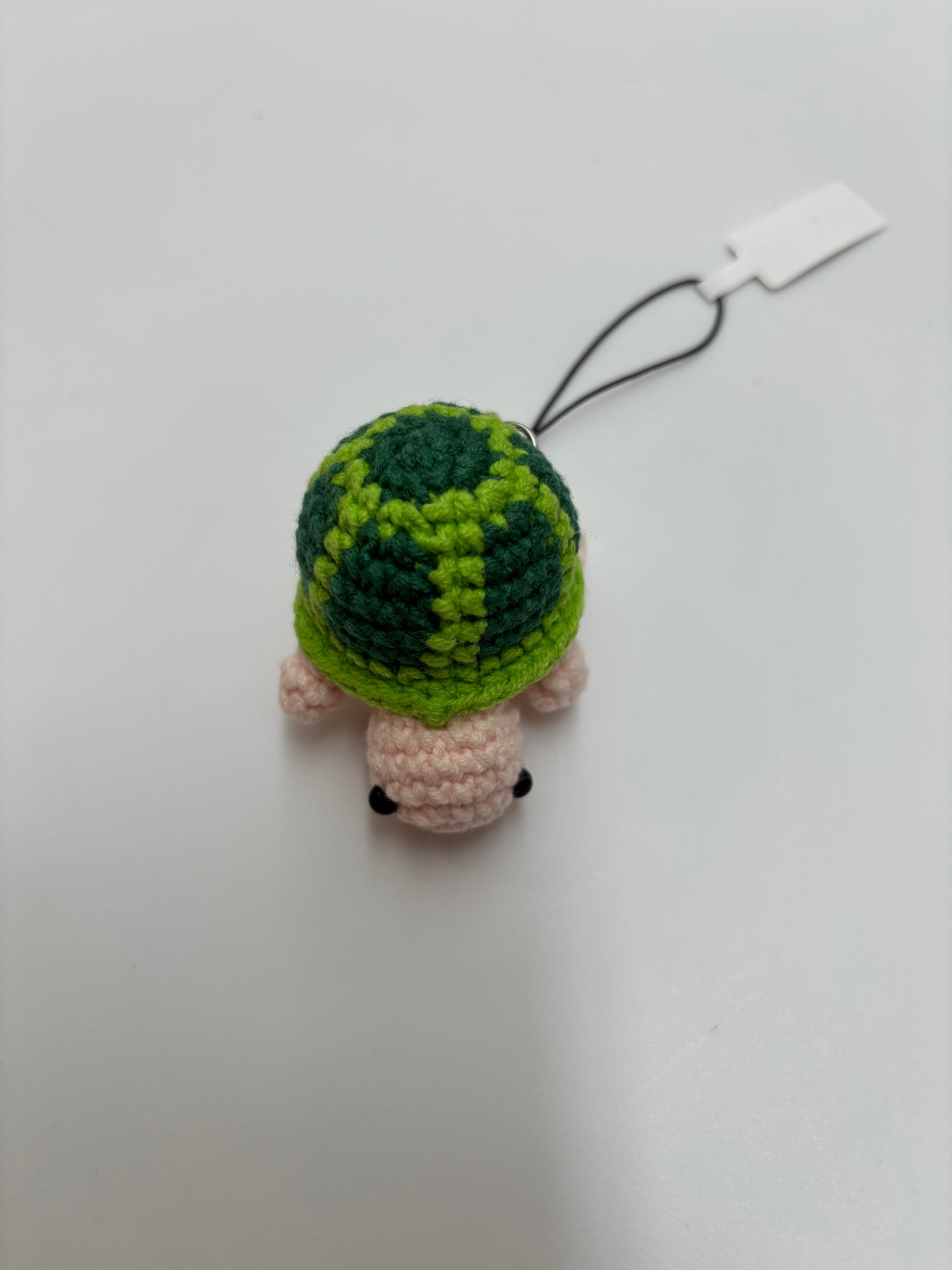 Handmade Crochet Turtle Keychain – Adorable Green Companion