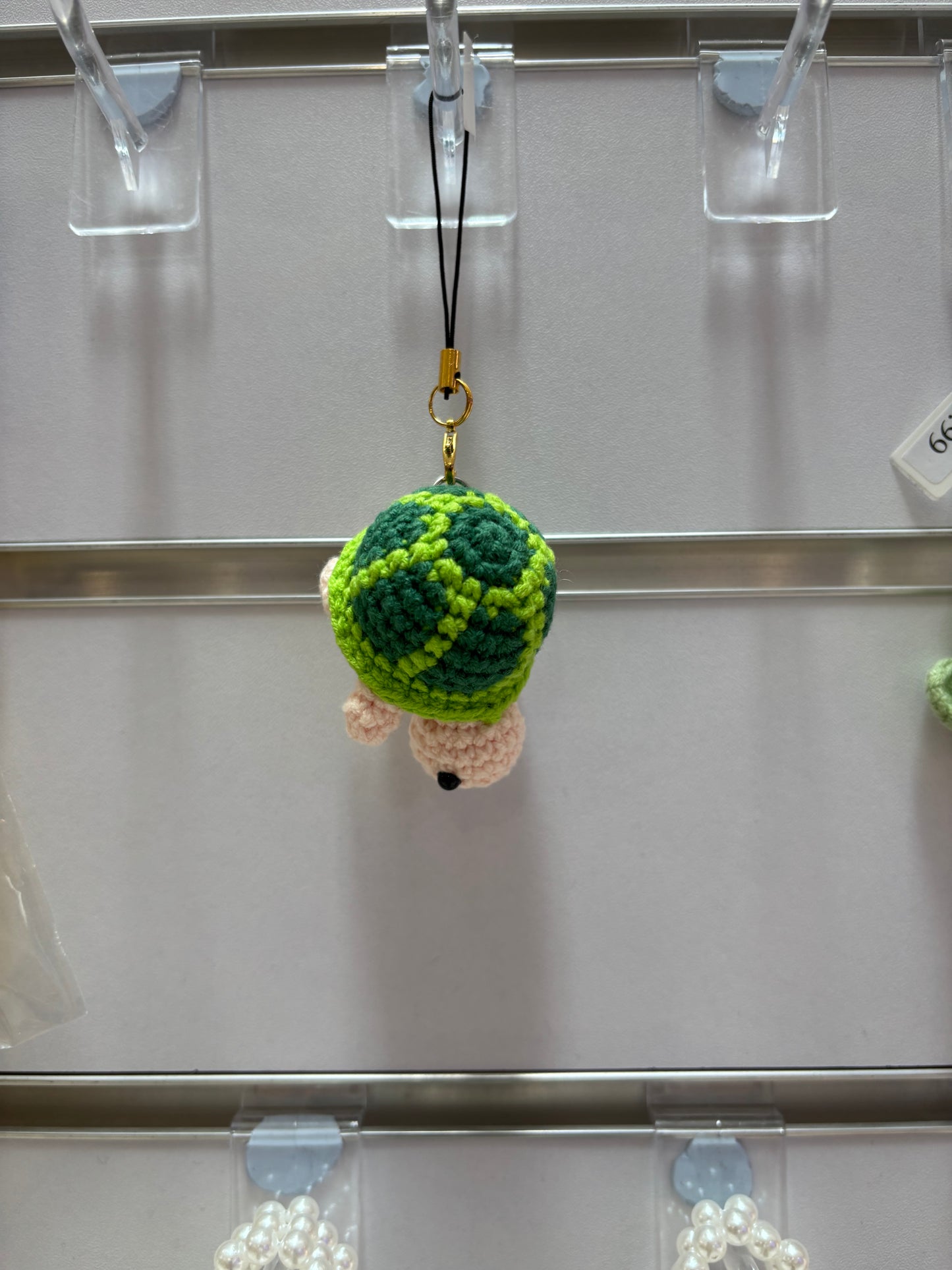 Handmade Crochet Turtle Keychain – Adorable Green Companion