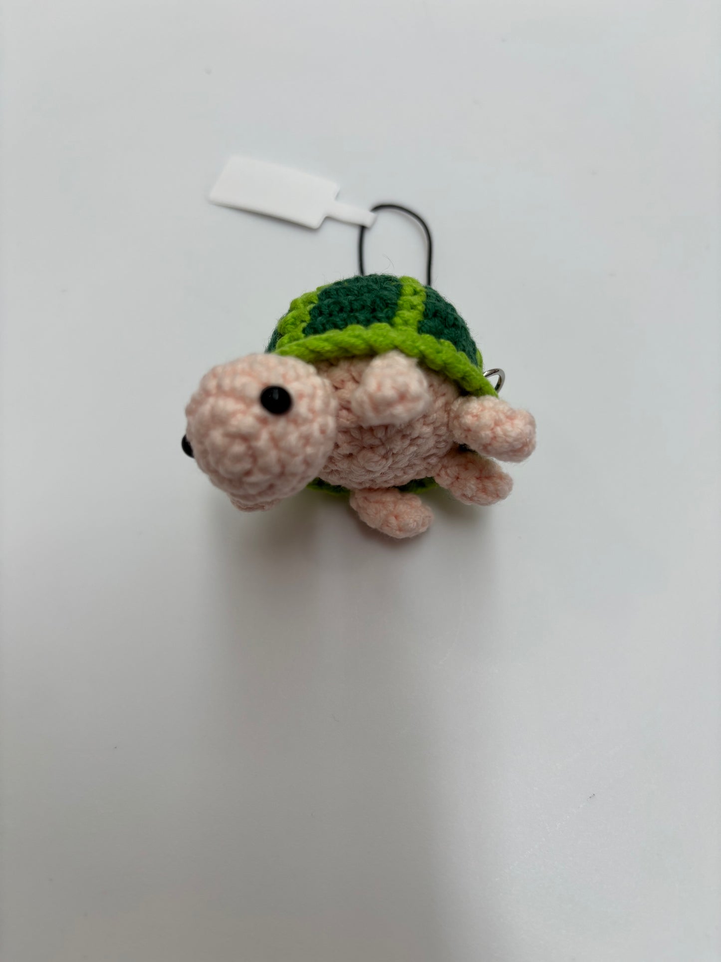 Handmade Crochet Turtle Keychain – Adorable Green Companion