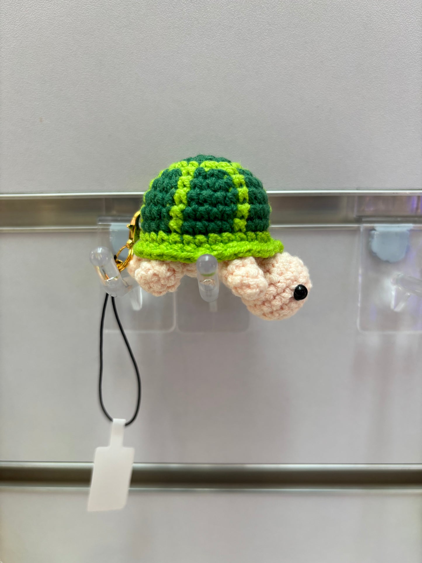 Handmade Crochet Turtle Keychain – Adorable Green Companion