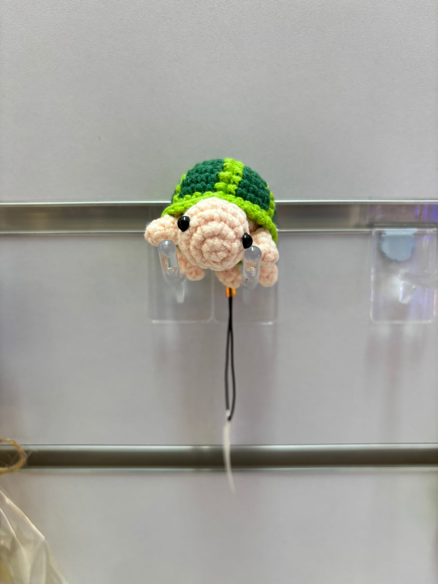 Handmade Crochet Turtle Keychain – Adorable Green Companion