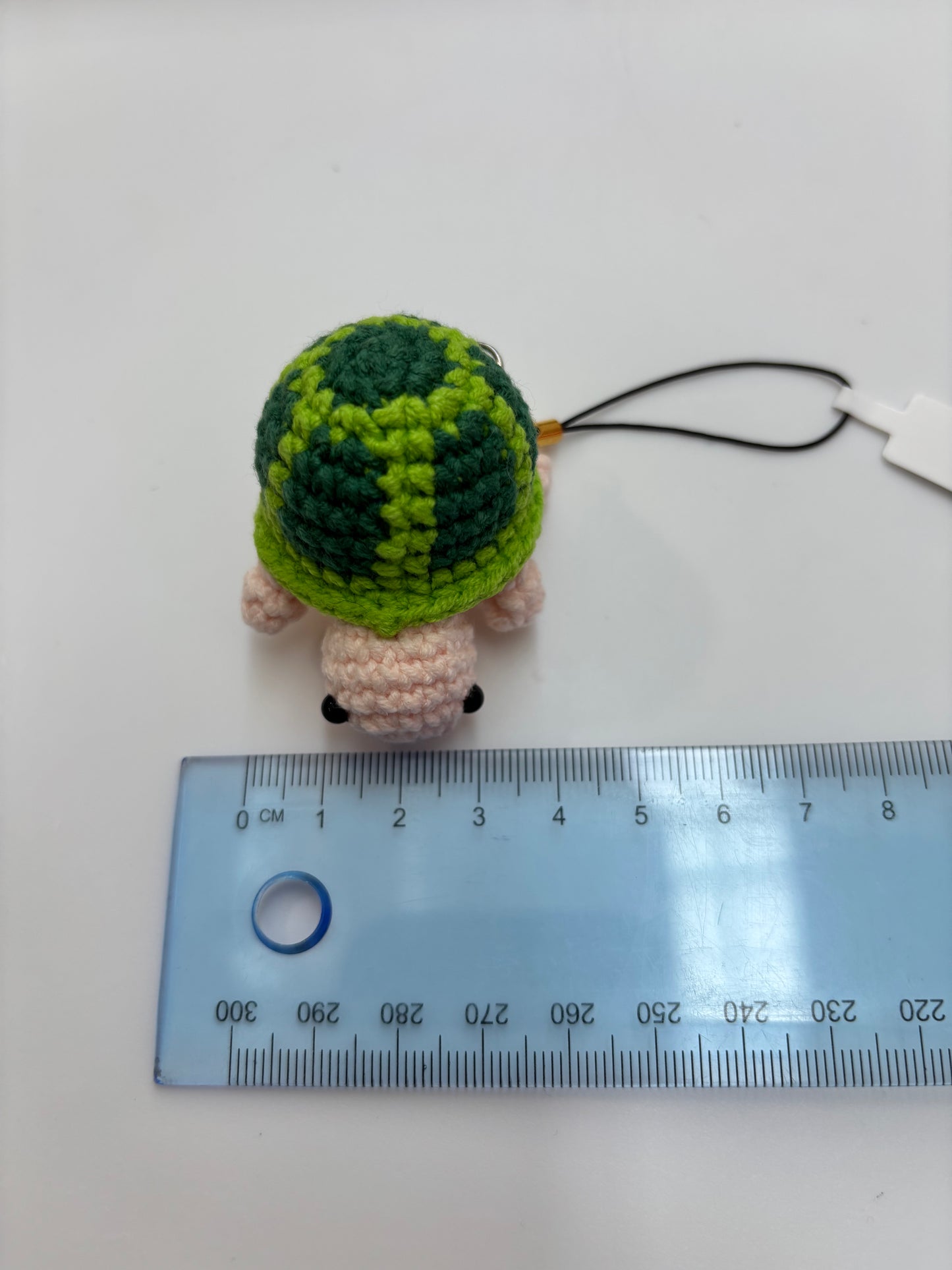 Handmade Crochet Turtle Keychain – Adorable Green Companion
