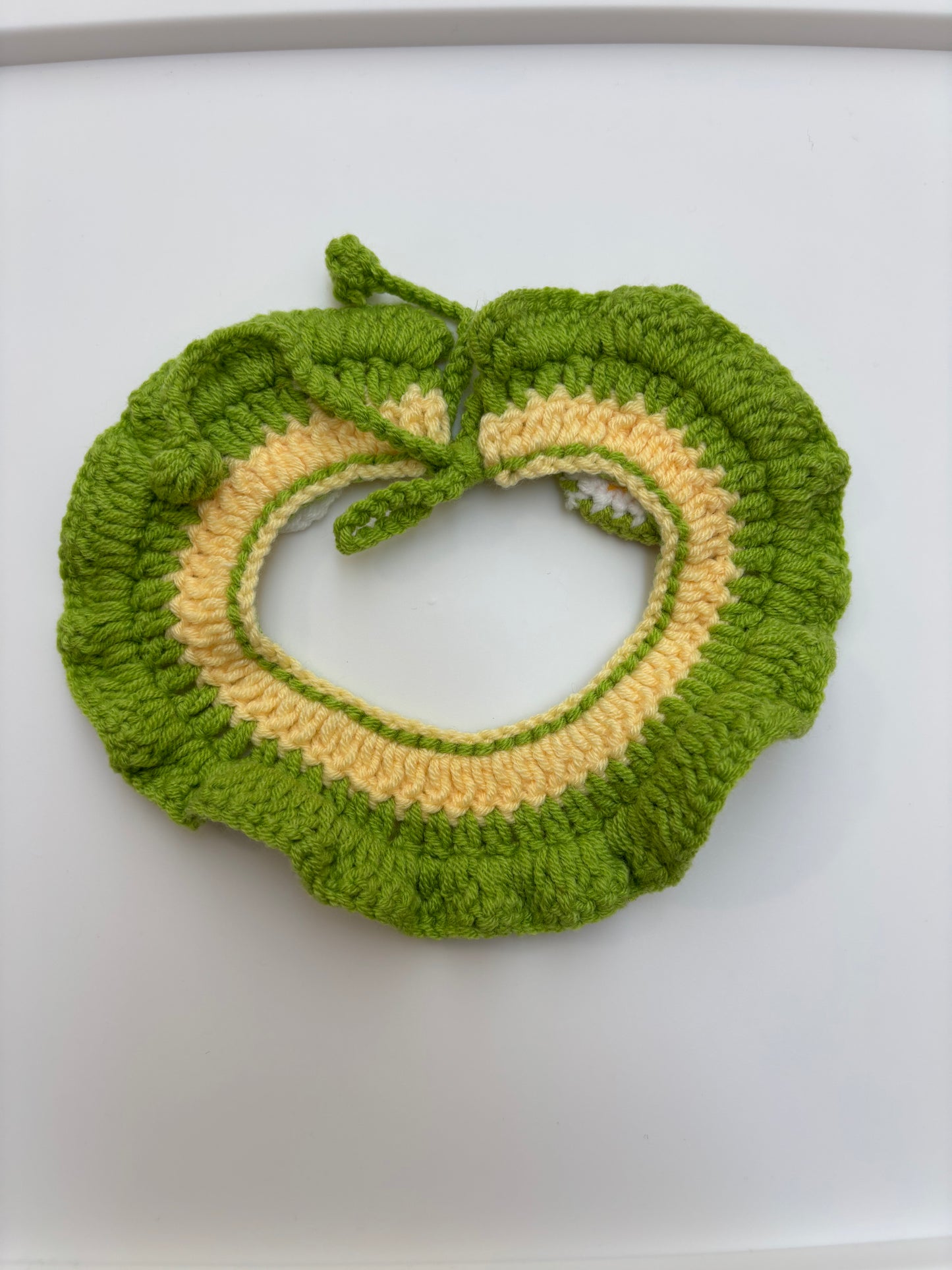 Handmade Crochet Pet Collar – Adorable and Adjustable