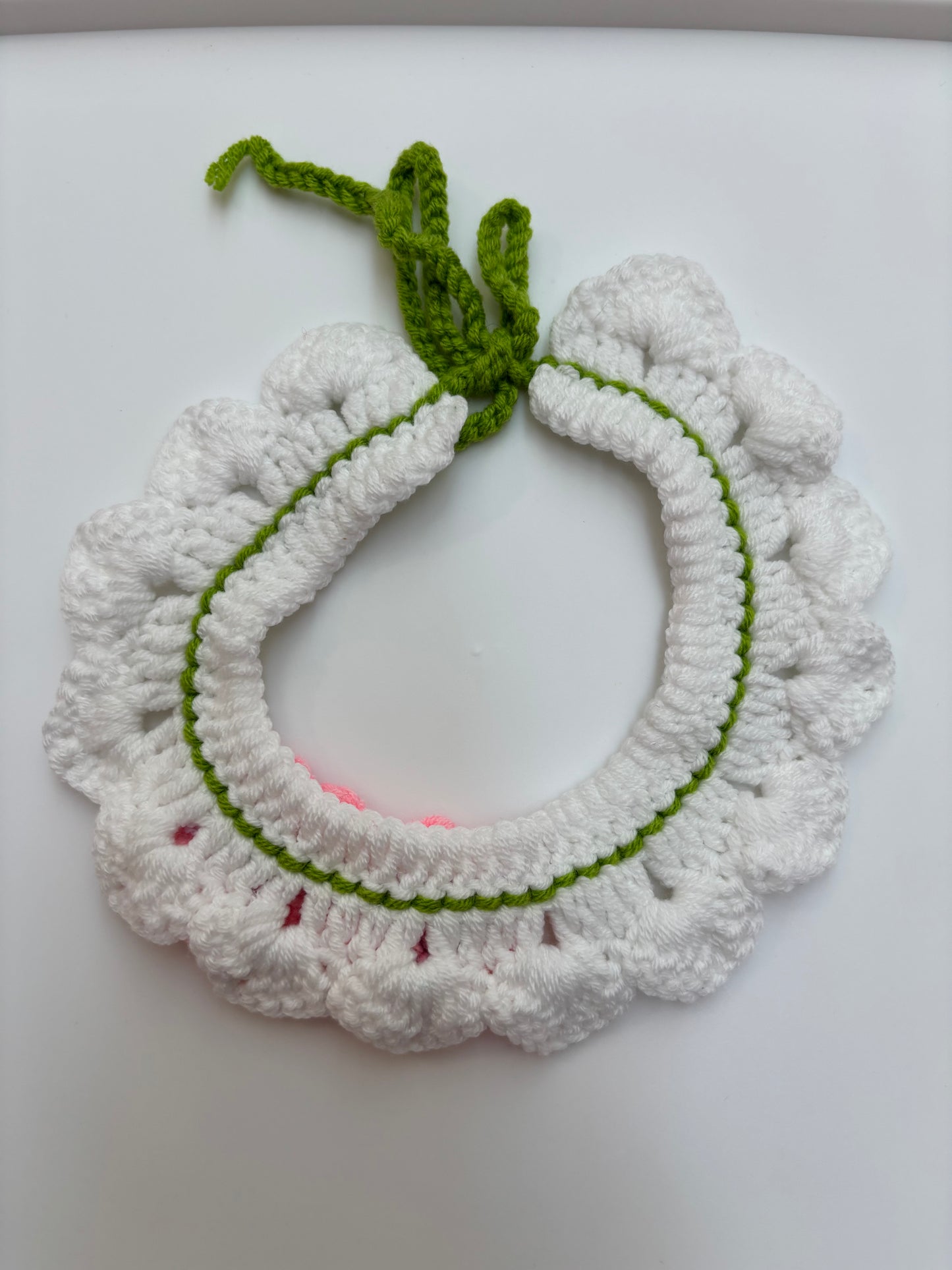 Handmade Crochet Pet Collar – Adorable and Adjustable