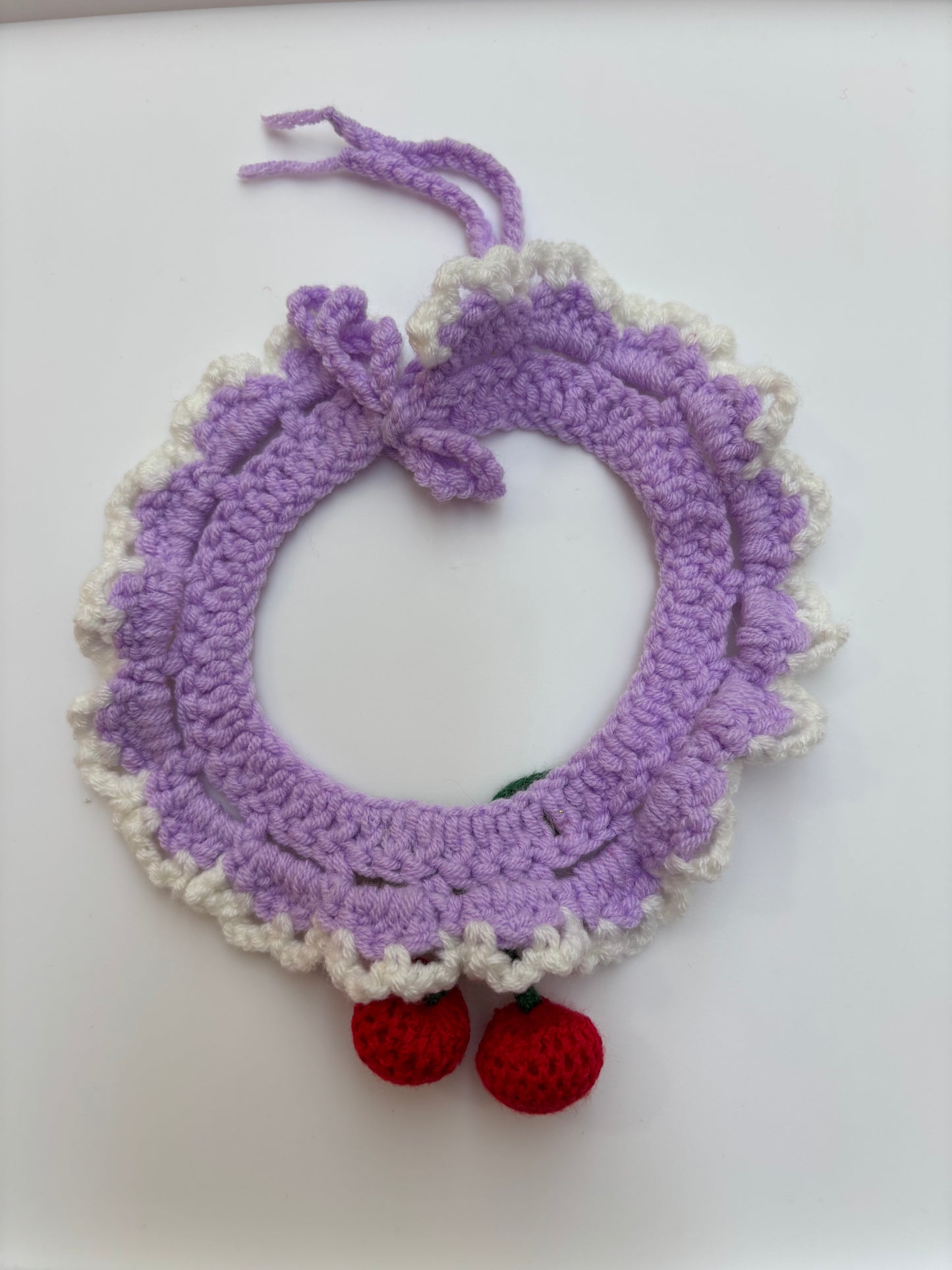 Handmade Crochet Pet Collar – Adorable and Adjustable