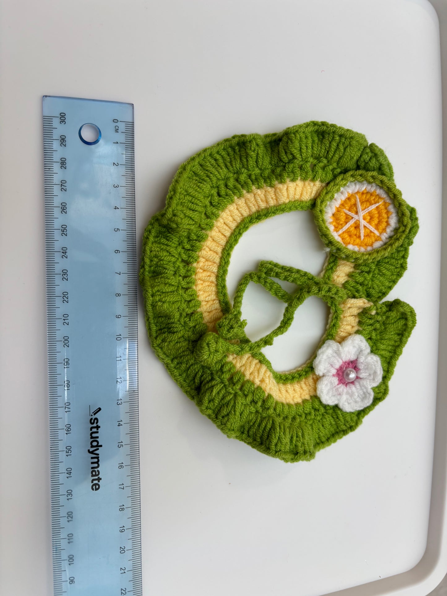 Handmade Crochet Pet Collar – Adorable and Adjustable