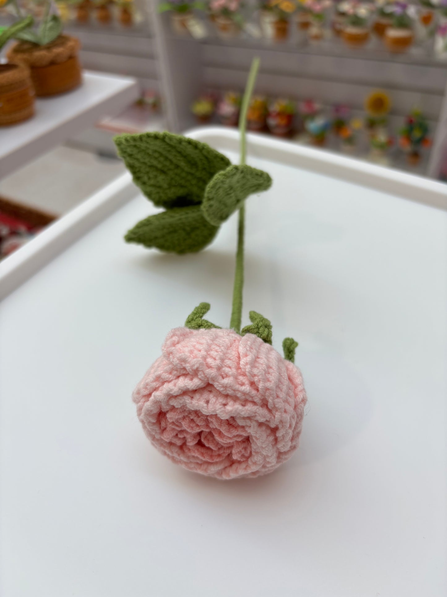 Handmade Crochet Rose Bouquet