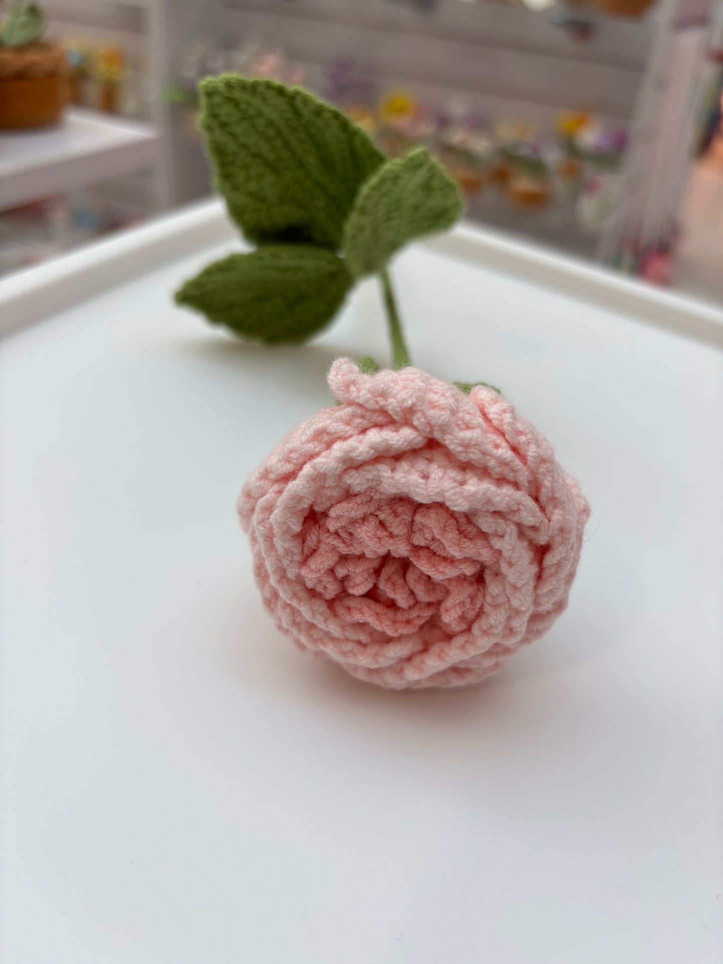 Handmade Crochet Rose Bouquet