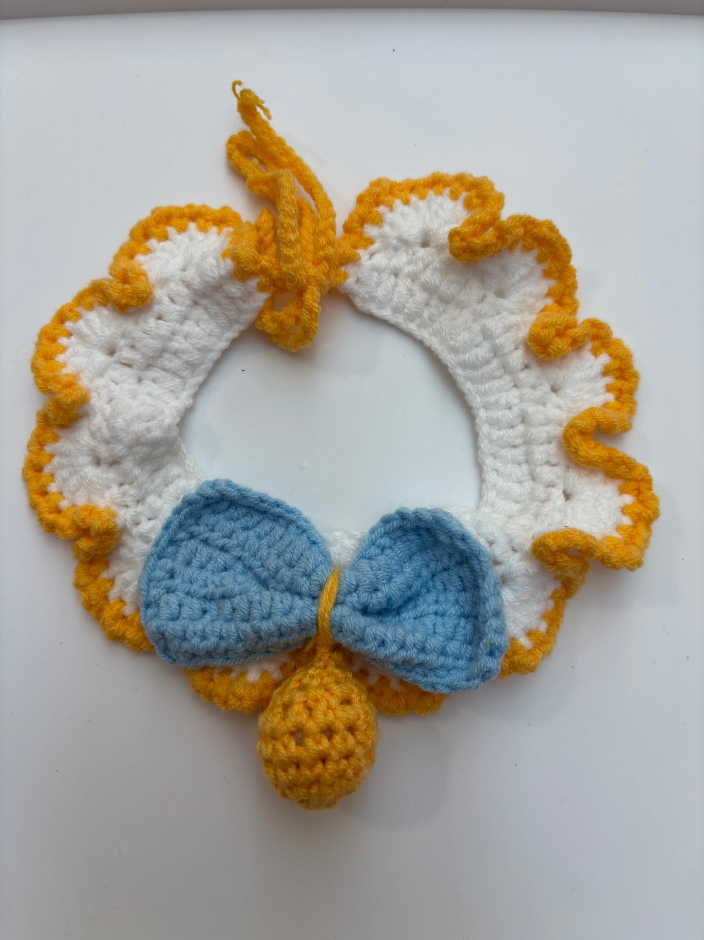 Handmade Crochet Pet Collar – Adorable and Adjustable