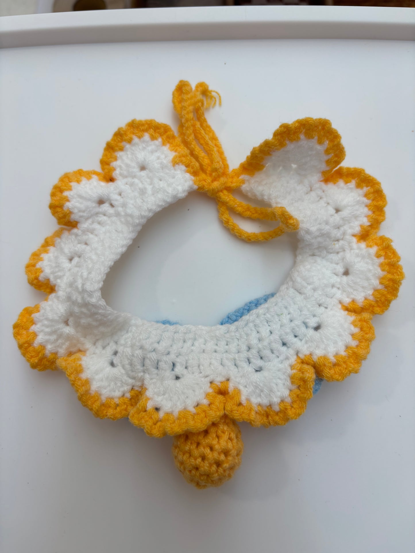 Handmade Crochet Pet Collar – Adorable and Adjustable